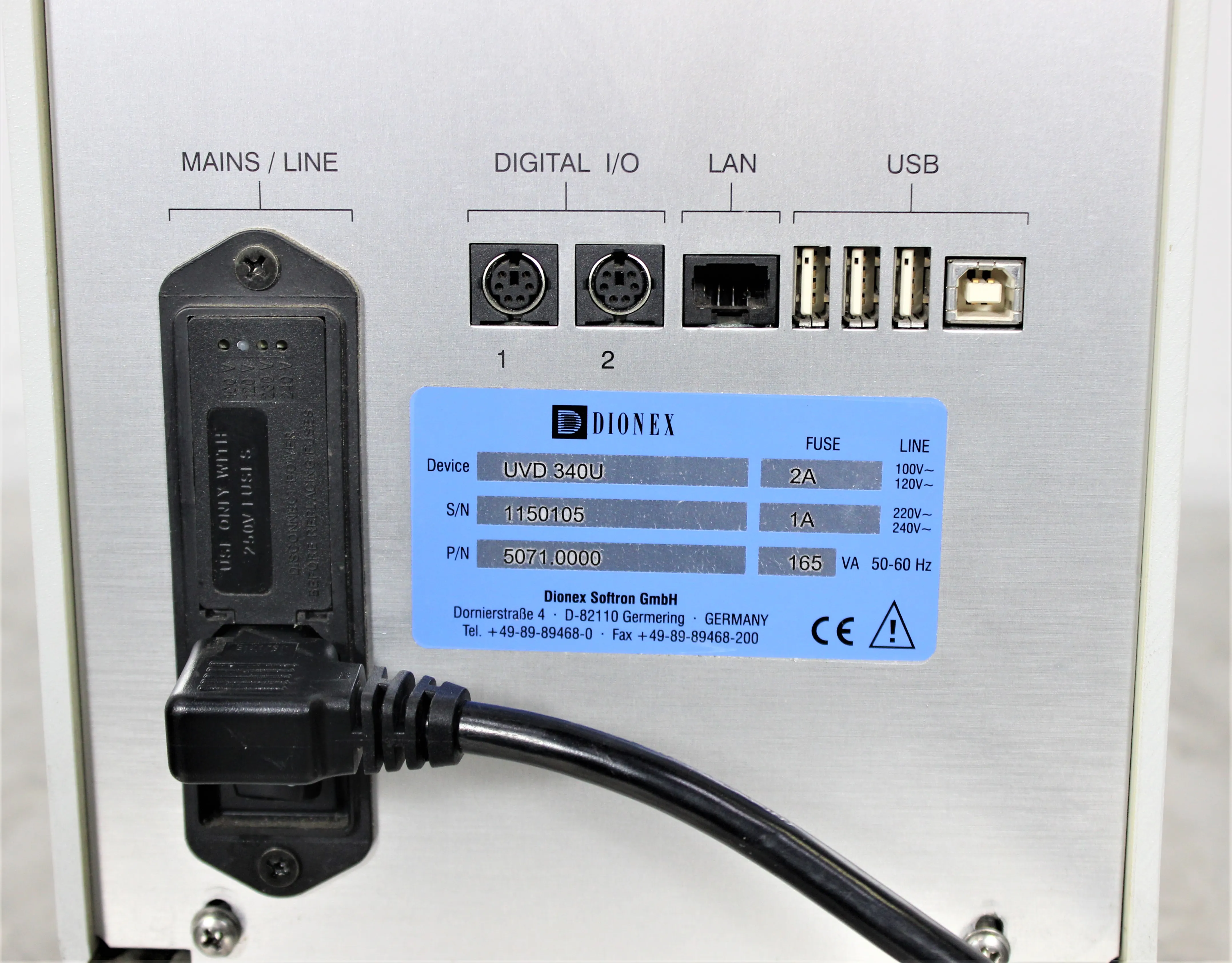 Dionex UVD 340U High Performance Photodiode Array Detector