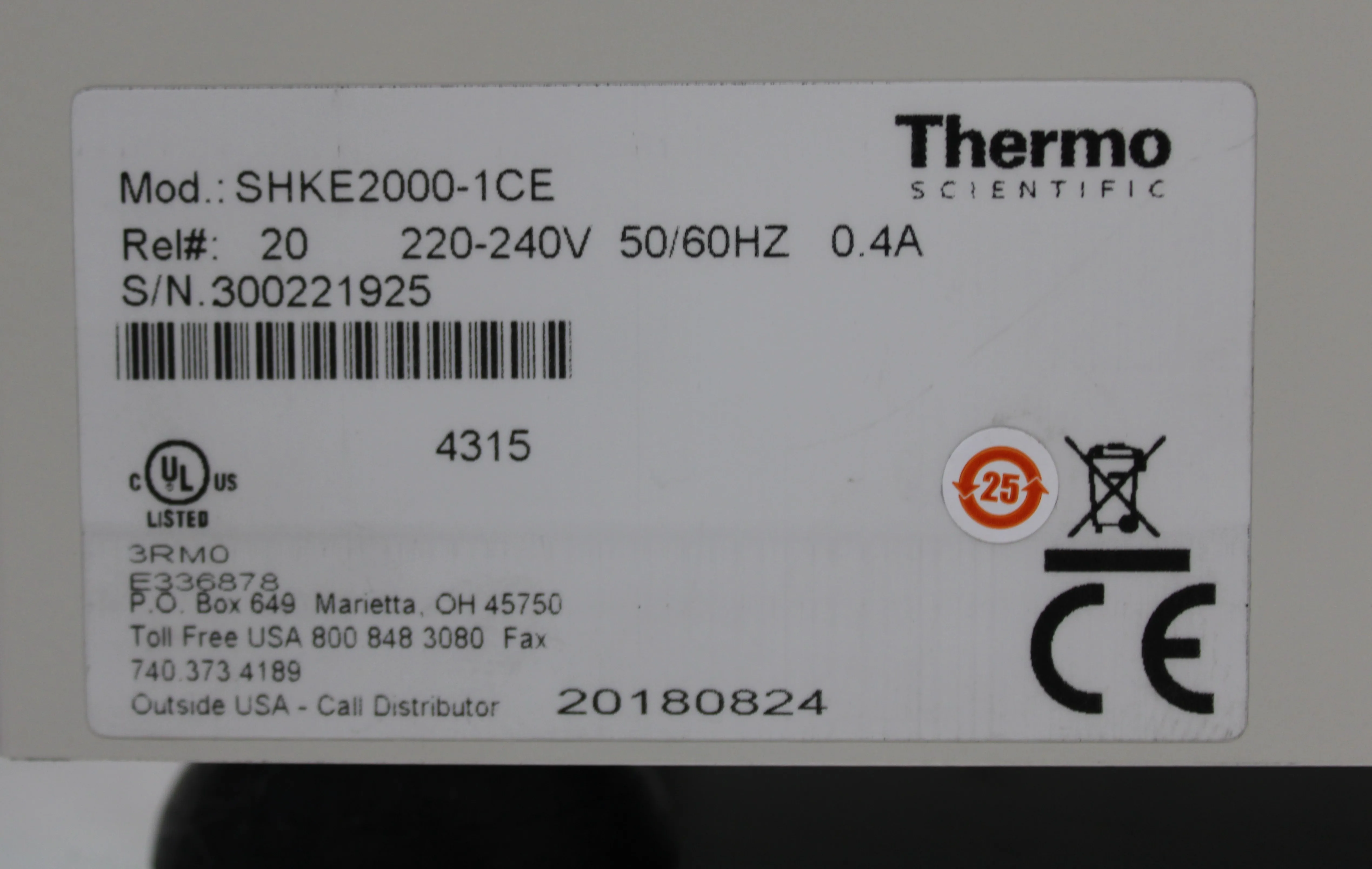 Thermo MaxQ 2000 Digital Orbital Shaker