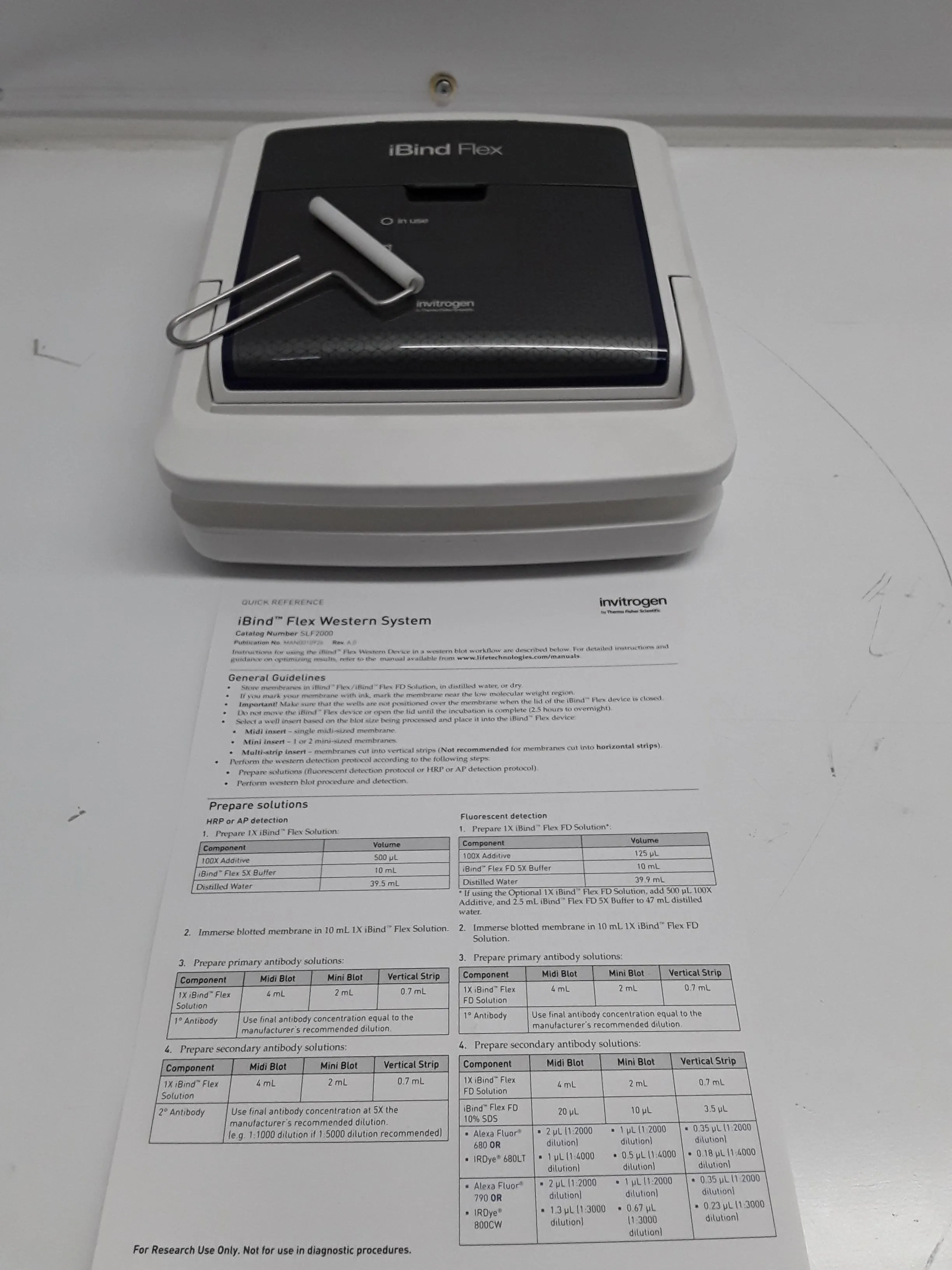 Used iBind Flex Western Device - Invitrogen