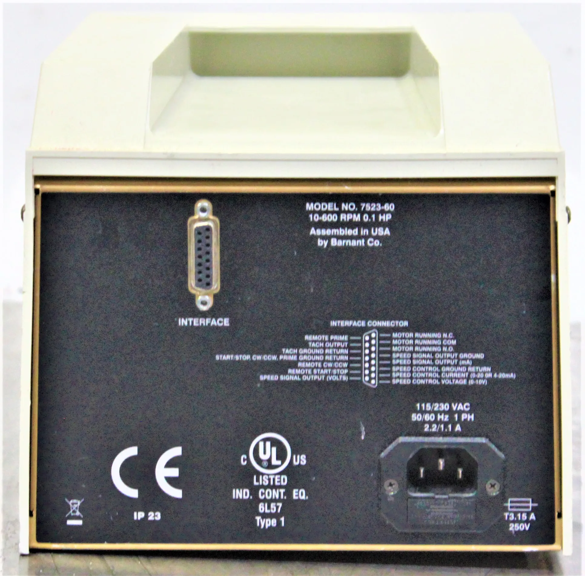 MasterFlex 7523-60 Peristaltic Pump