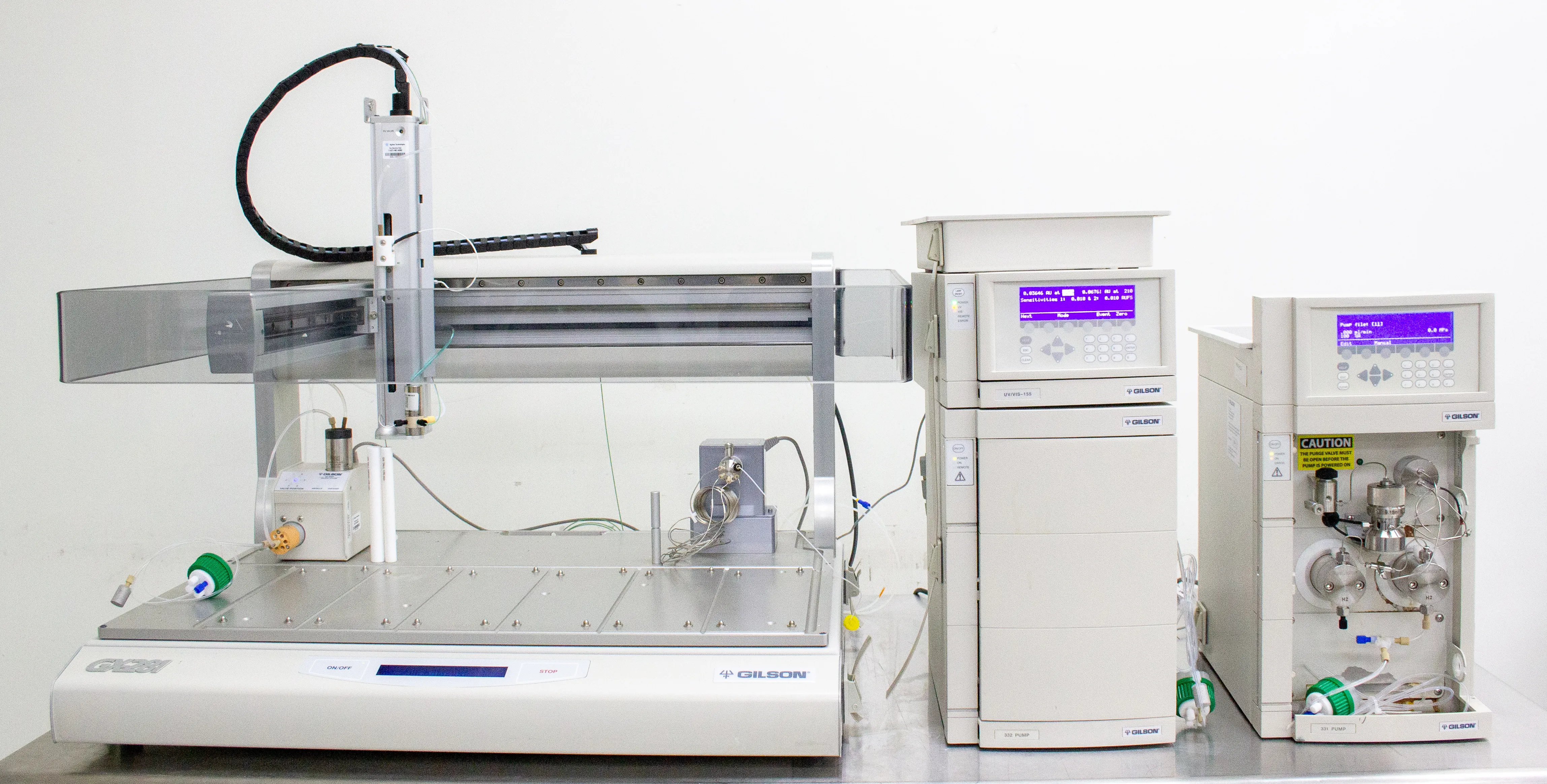 Gilson GX-281 Prep HPLC System with UV/VIS-155 Liquid Handler