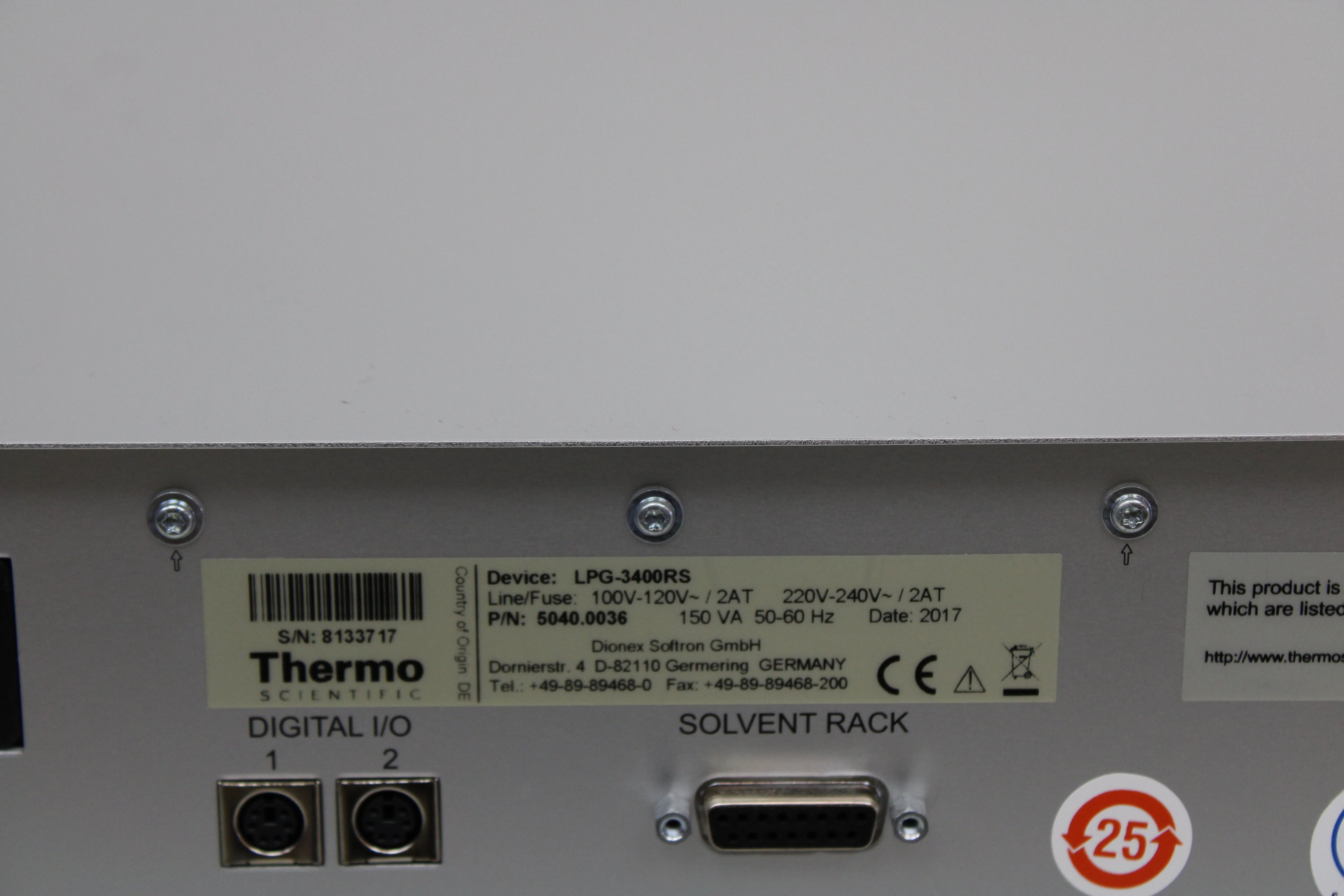 Thermo Scientific Dionex UltiMate 3000 RS Pump