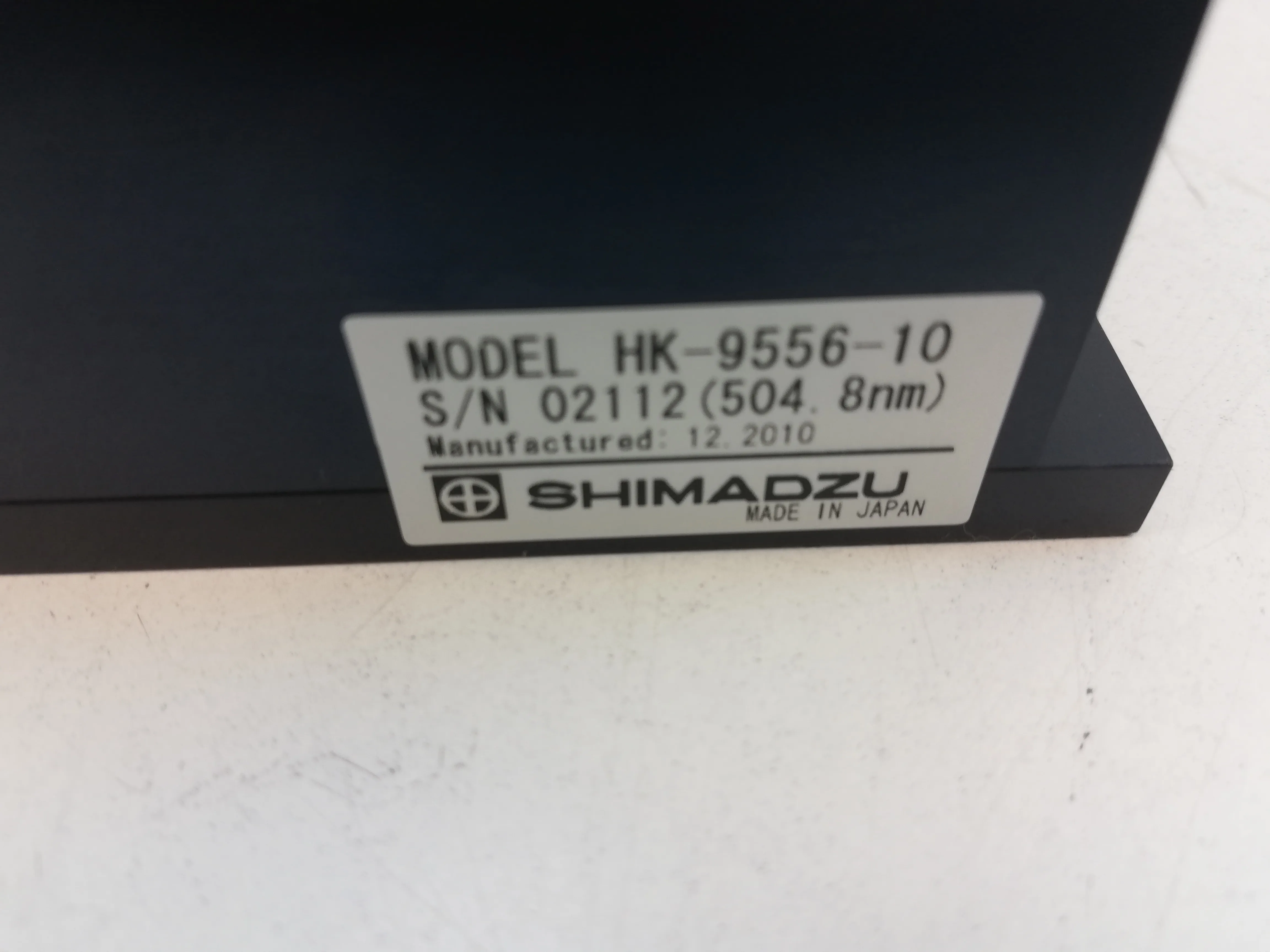 Used Shimadzu HK-9556-10 Controller Laboratory Equipment