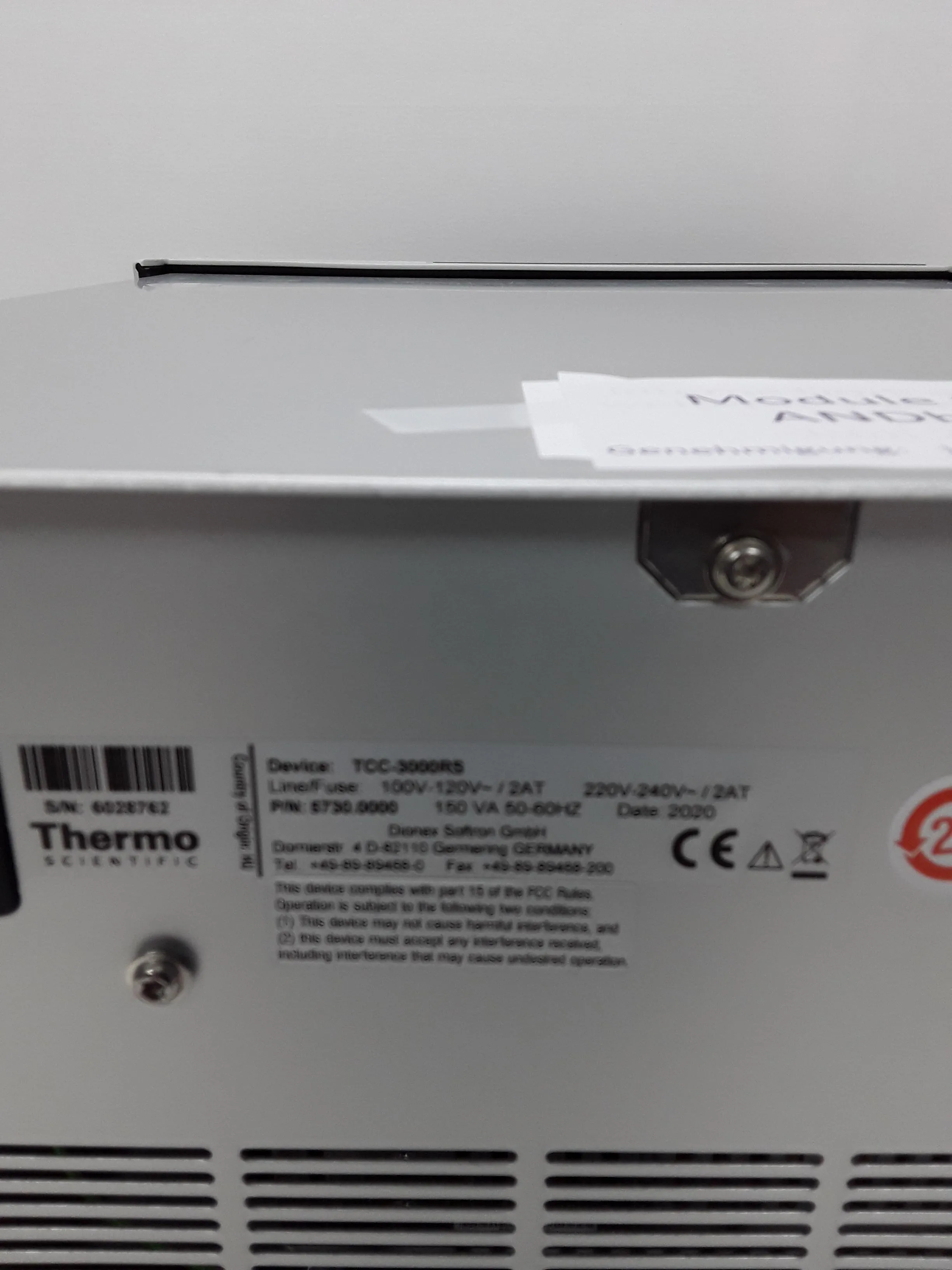 Thermo Scientific Dionex Ultimate 3000 RS Column Compartment TCC-3000RS UHPLC