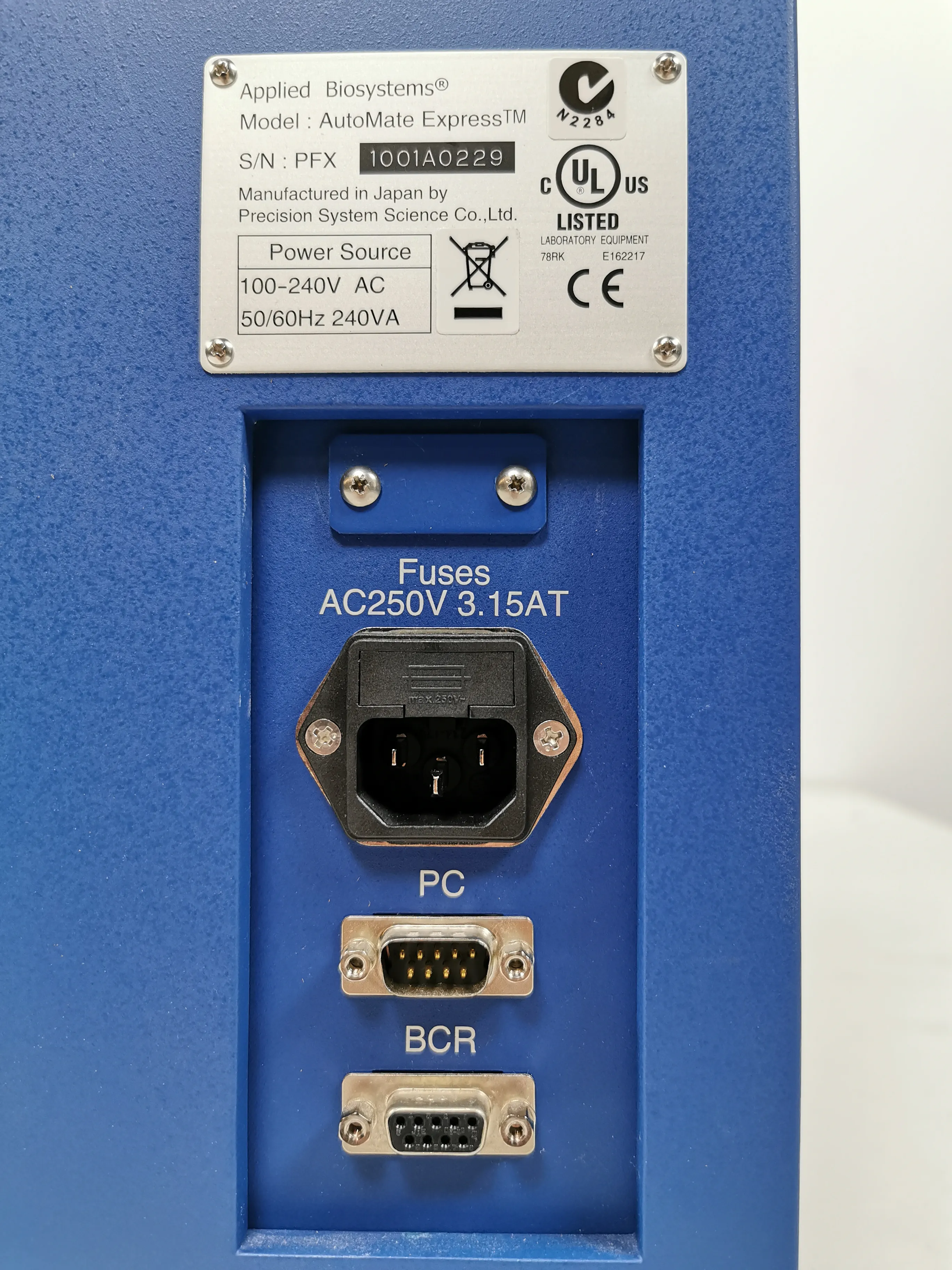 Applied Biosystems AutoMate Express DNA Sequencer