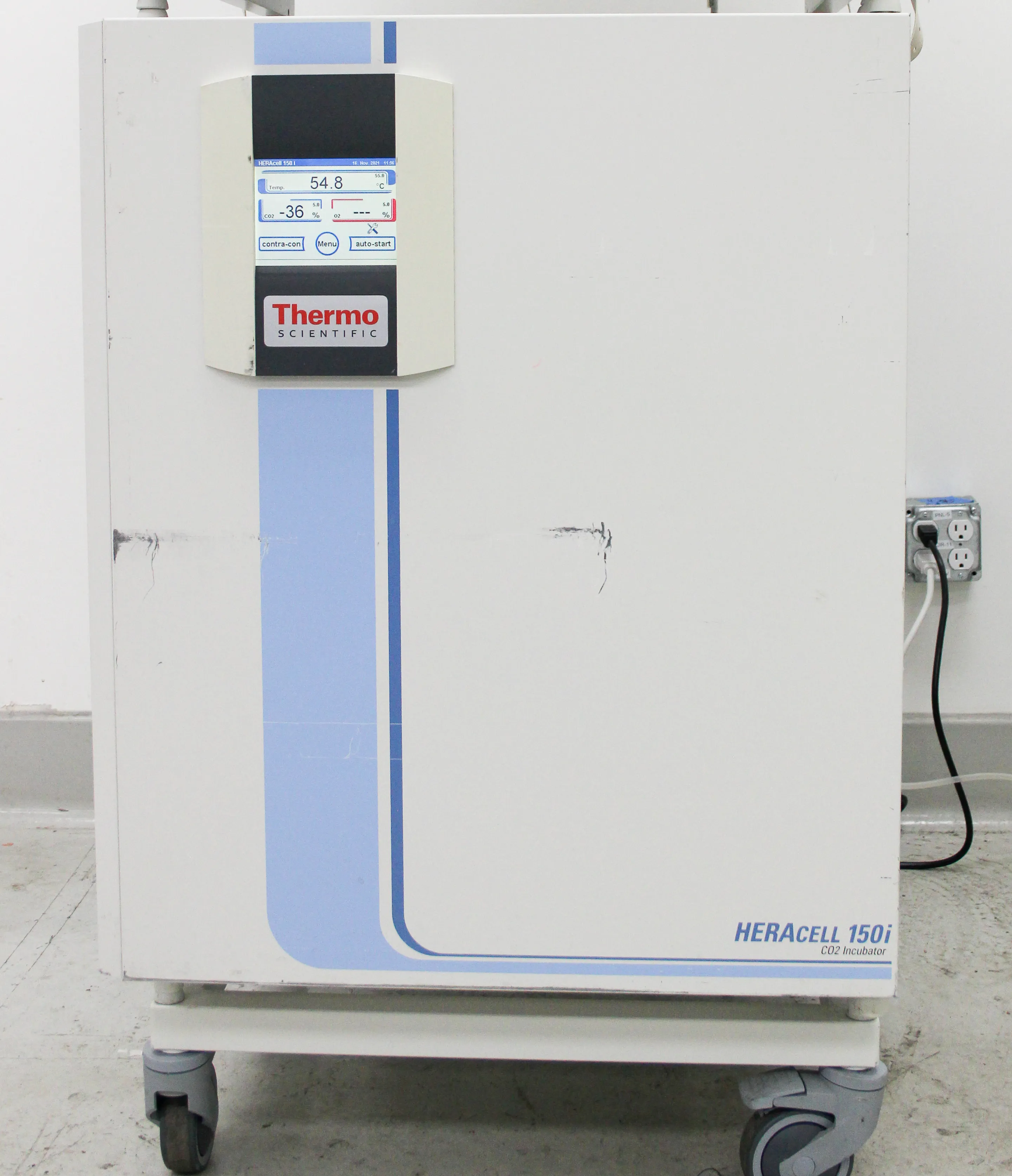 Thermo HERAcell 150i Tri-Gas Incubator, SS, TCD sensor, 5-90% O2 NEEDS FIX/FOR PARTS