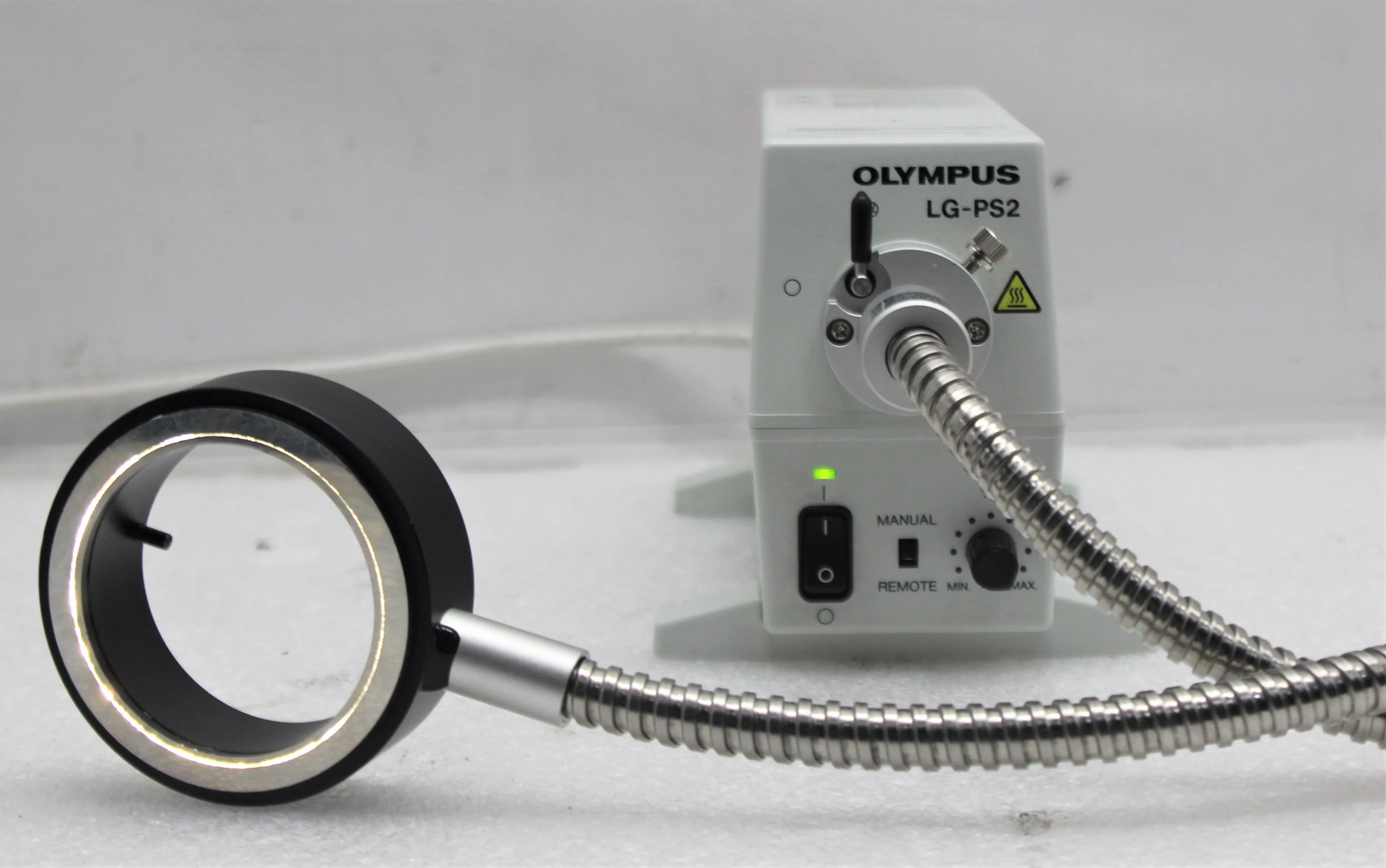 Olympus LG-PS2 Illuminator Microscope Ring Light 100W 15 MM