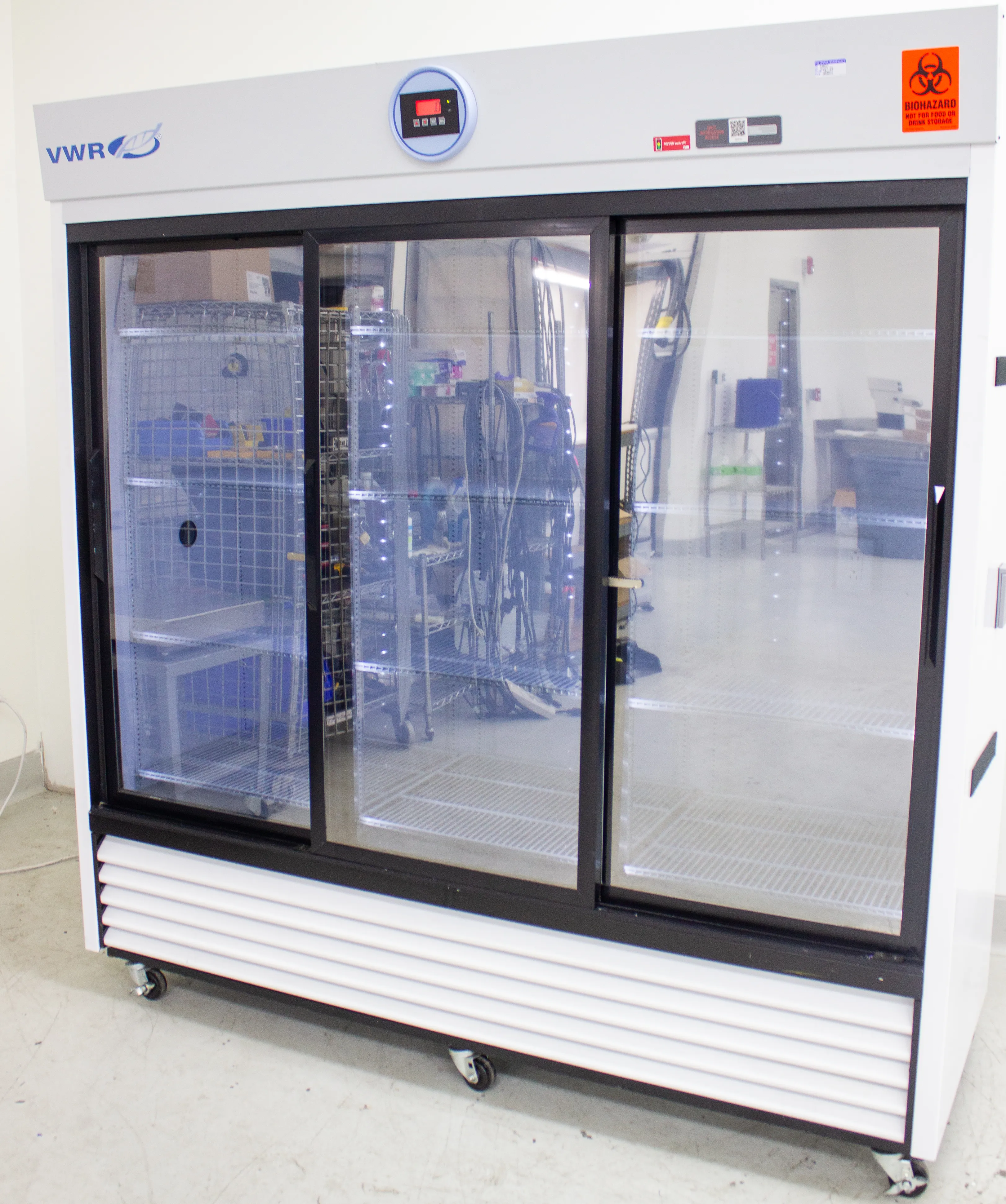 VWR HCCS-69 Triple Sliding Glass Door Chromatography Refrigerator