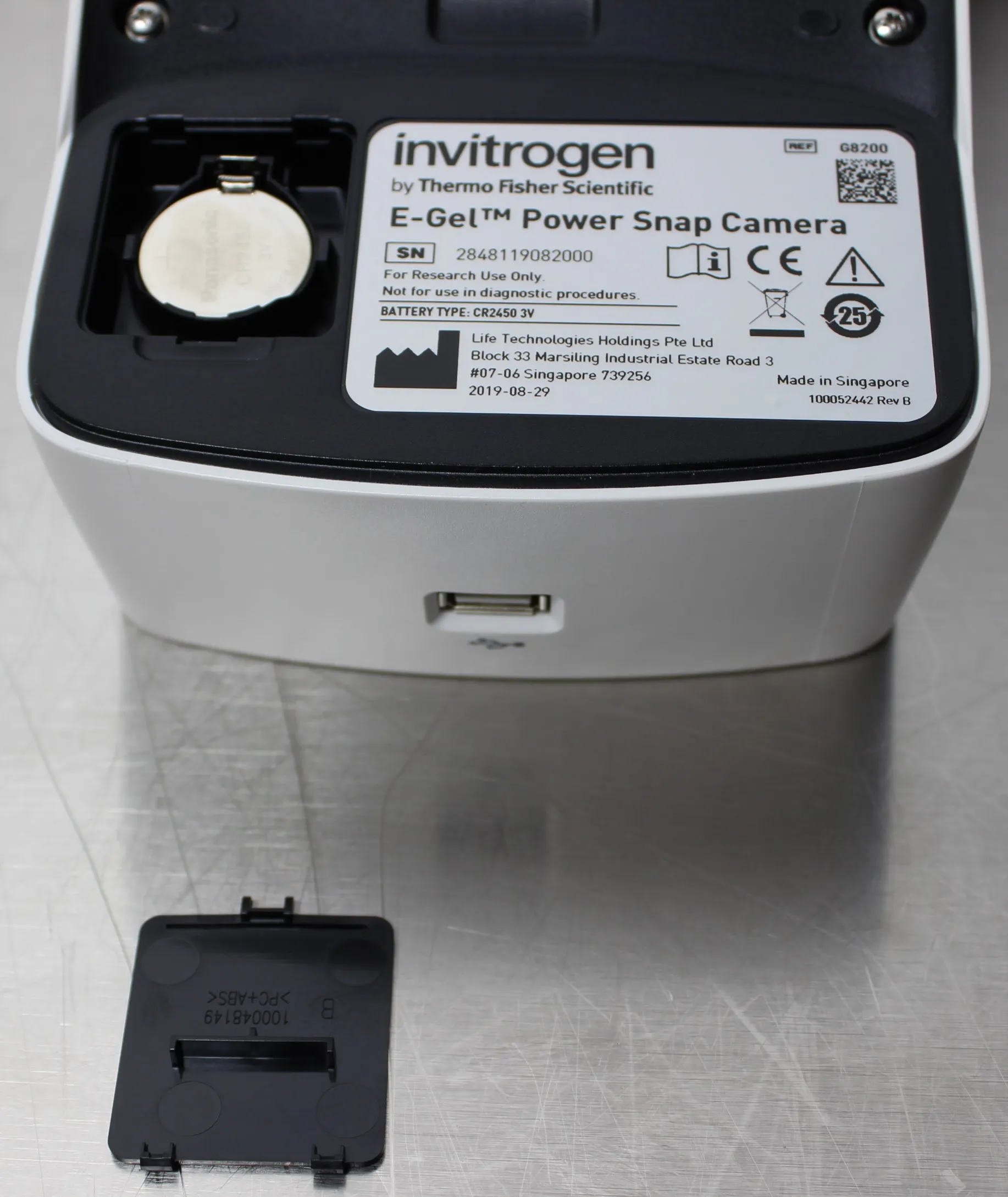 Invitrogen E-Gel Power Snap Camera G8200 Used Lab Accessory