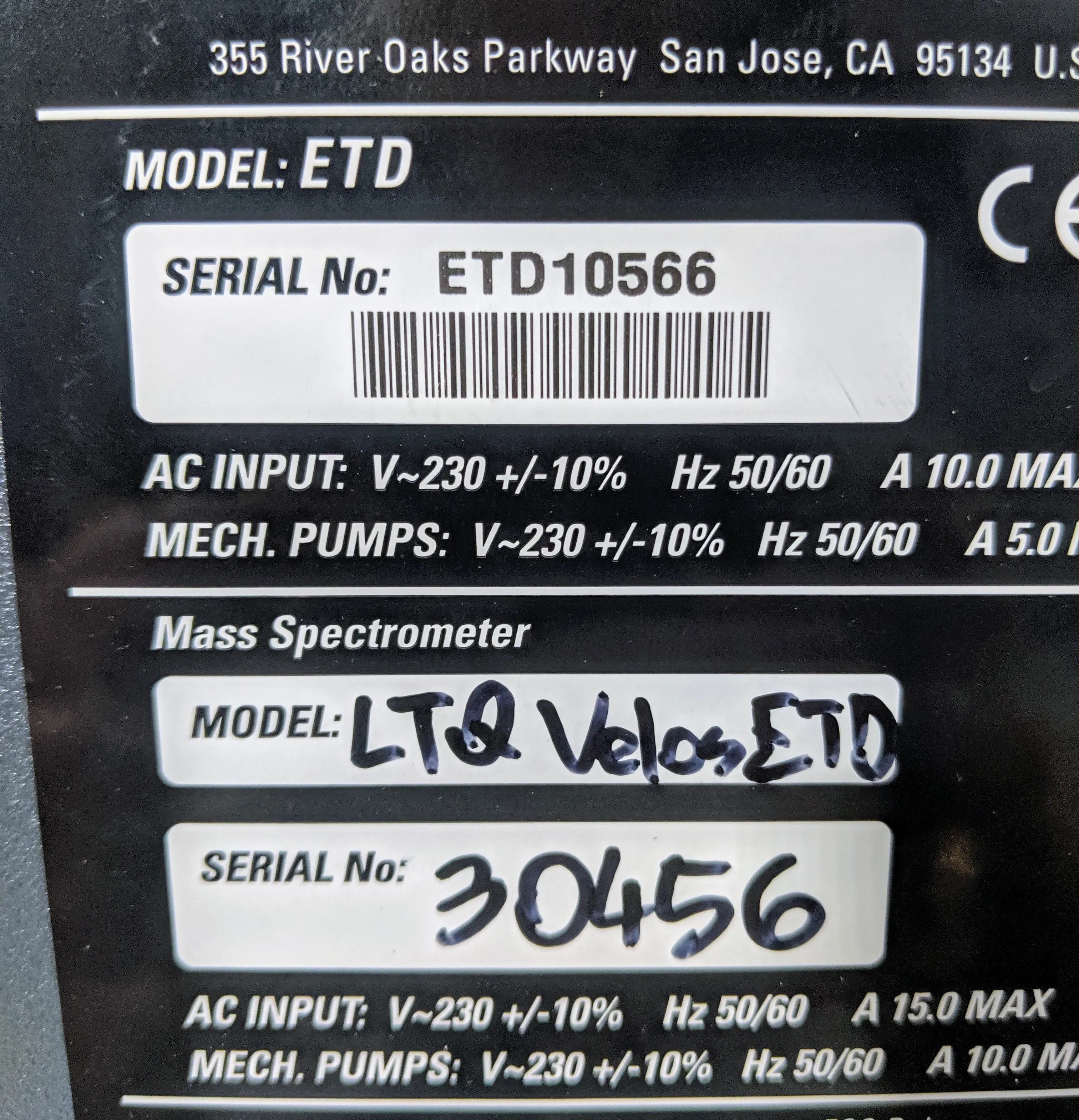 Thermo Scientific LTQ Orbitrap Velos & LTQ Velos Pro with ETD