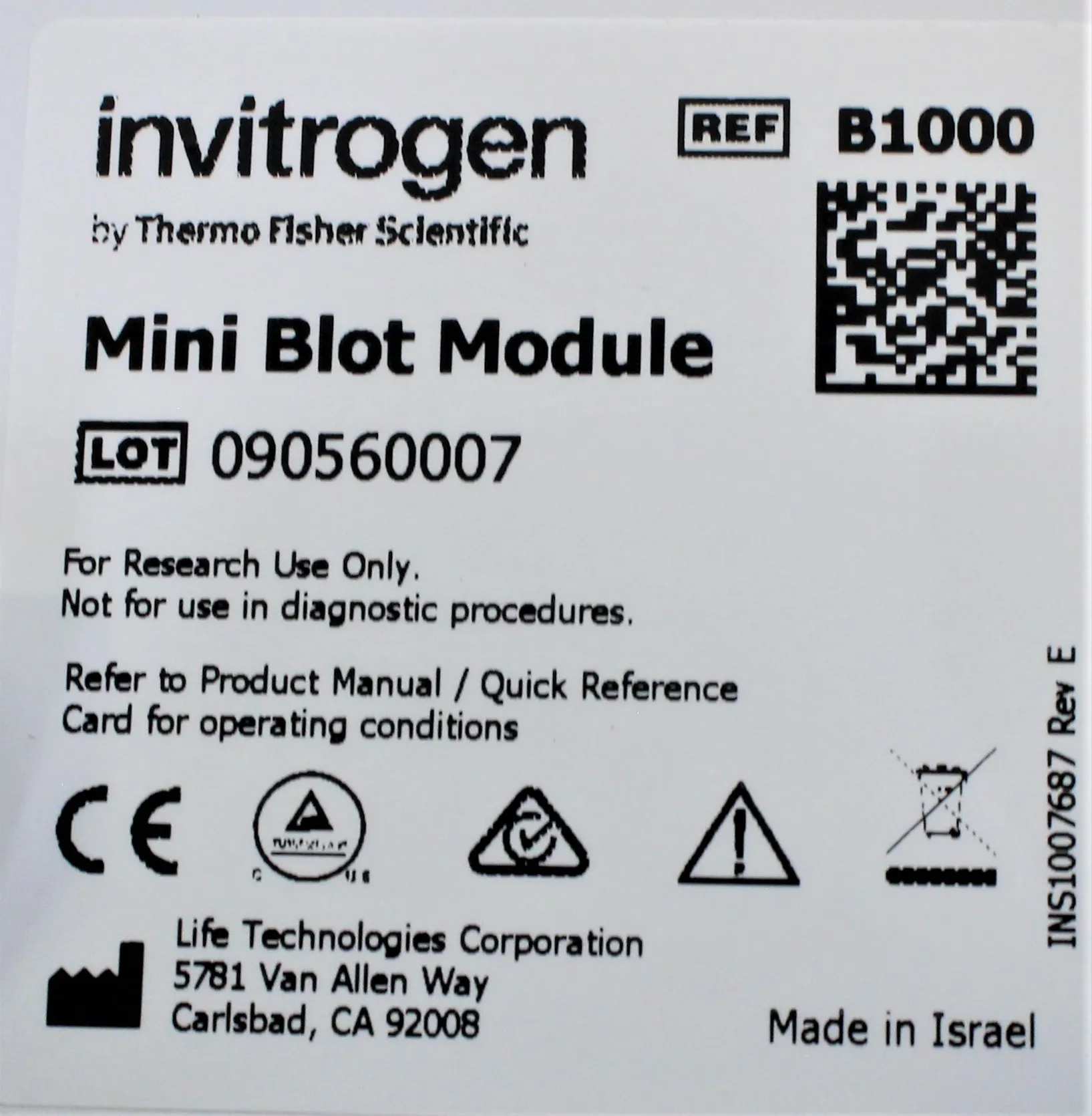 Invitrogen B1000 Mini Blot Module