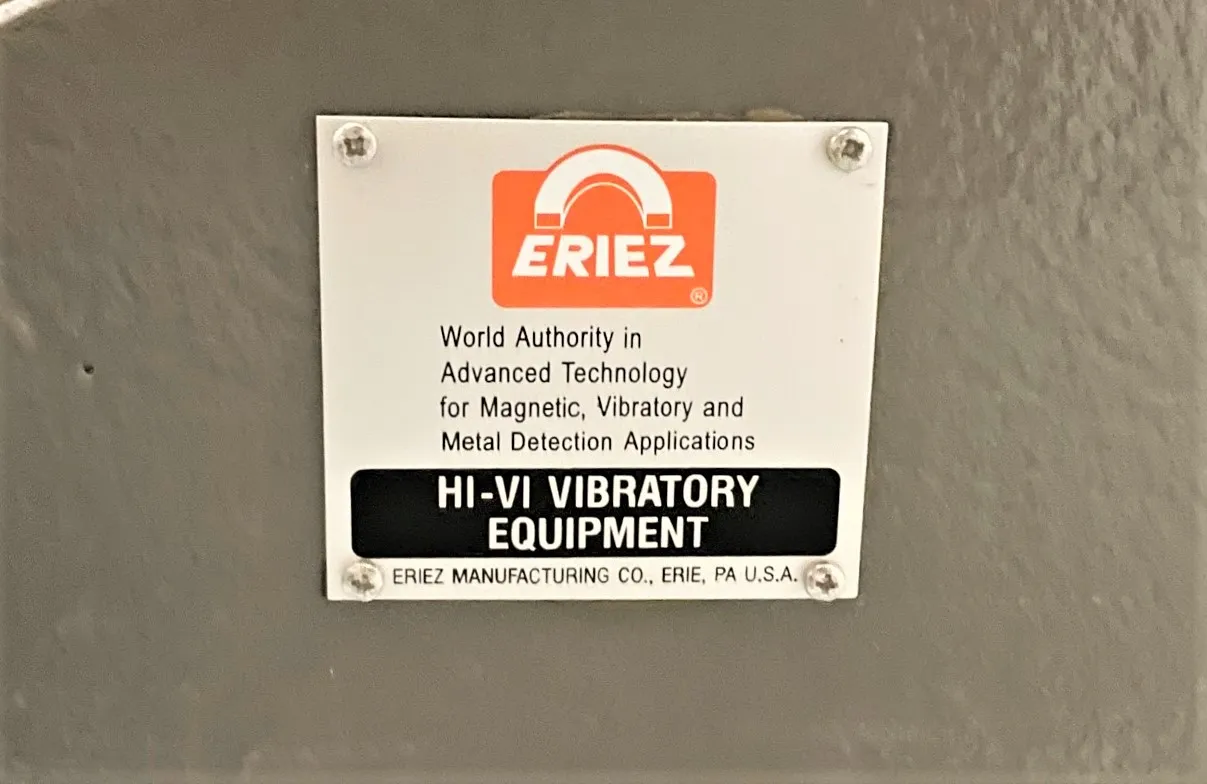 Eriez Magnetics HI-VI Vibratory Equipment Feeder