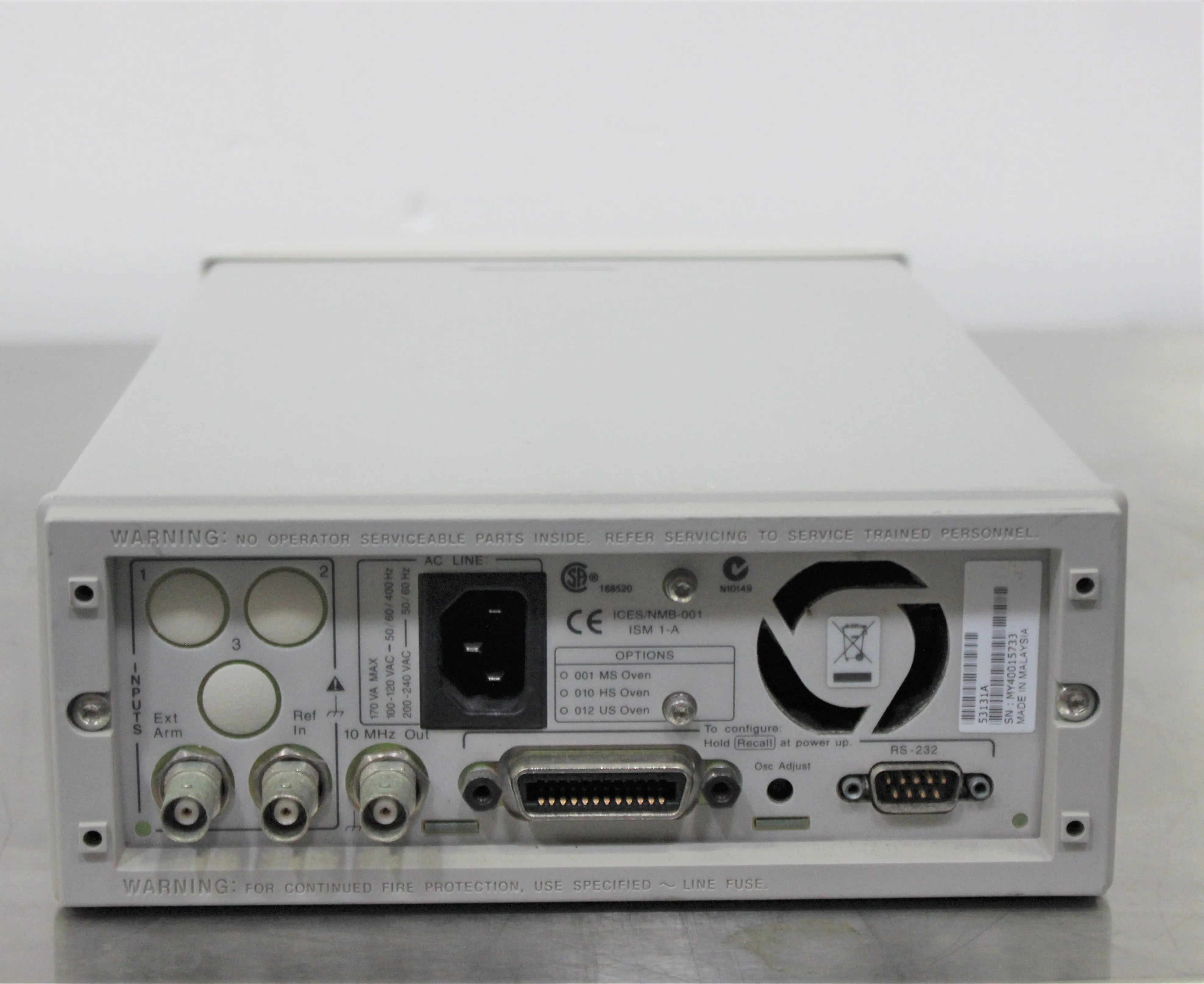 Refurbished Agilent 53131A Universal Frequency Counter