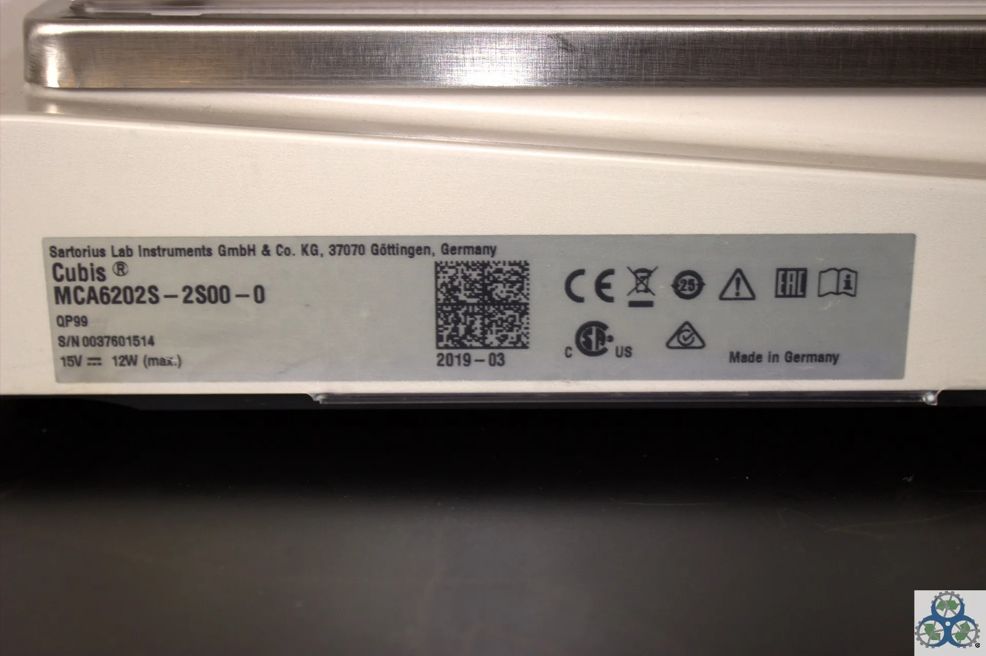 Sartorius Lab Cubis 2500, MCA User Interface Analytical Balance, Sartorius 2500