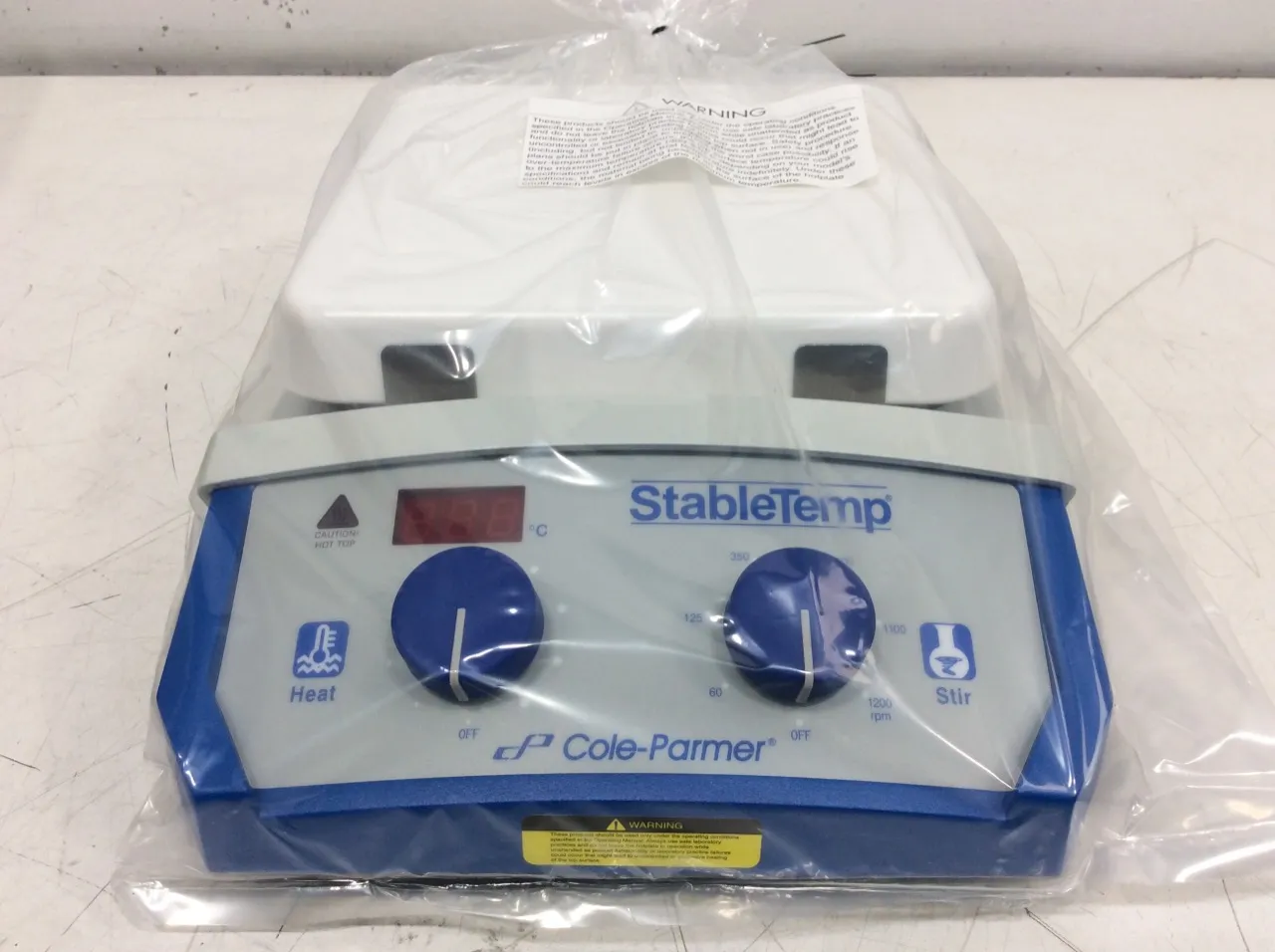 Cole Parmer StableTemp Cat. 03407-10 Heated Stir Plate - New other