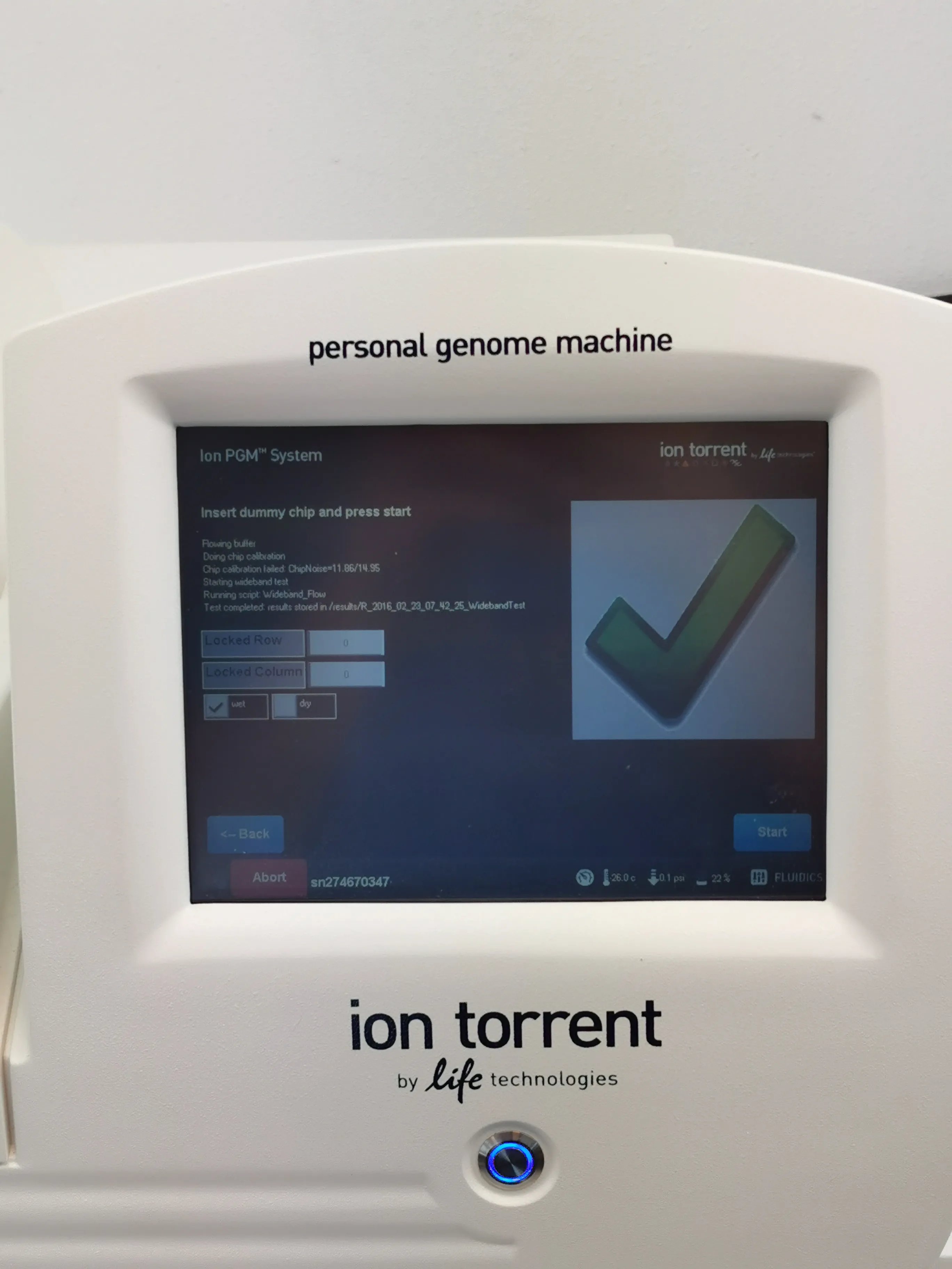 Ion Torrent 7467 Personal Genome PGM System