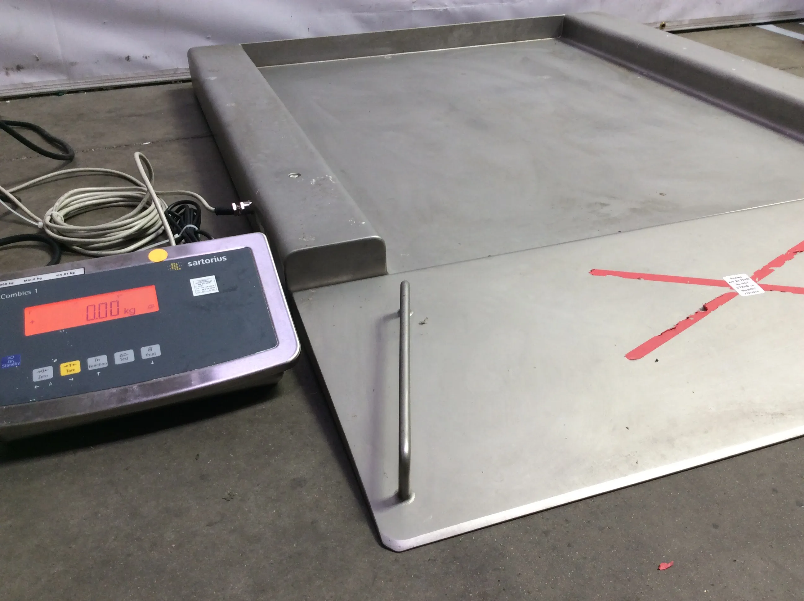 Sartorius Roll On Scale CART SCALE 300kg (662lbs) 0.01 kg HIGH Accuracy Stainless Steel