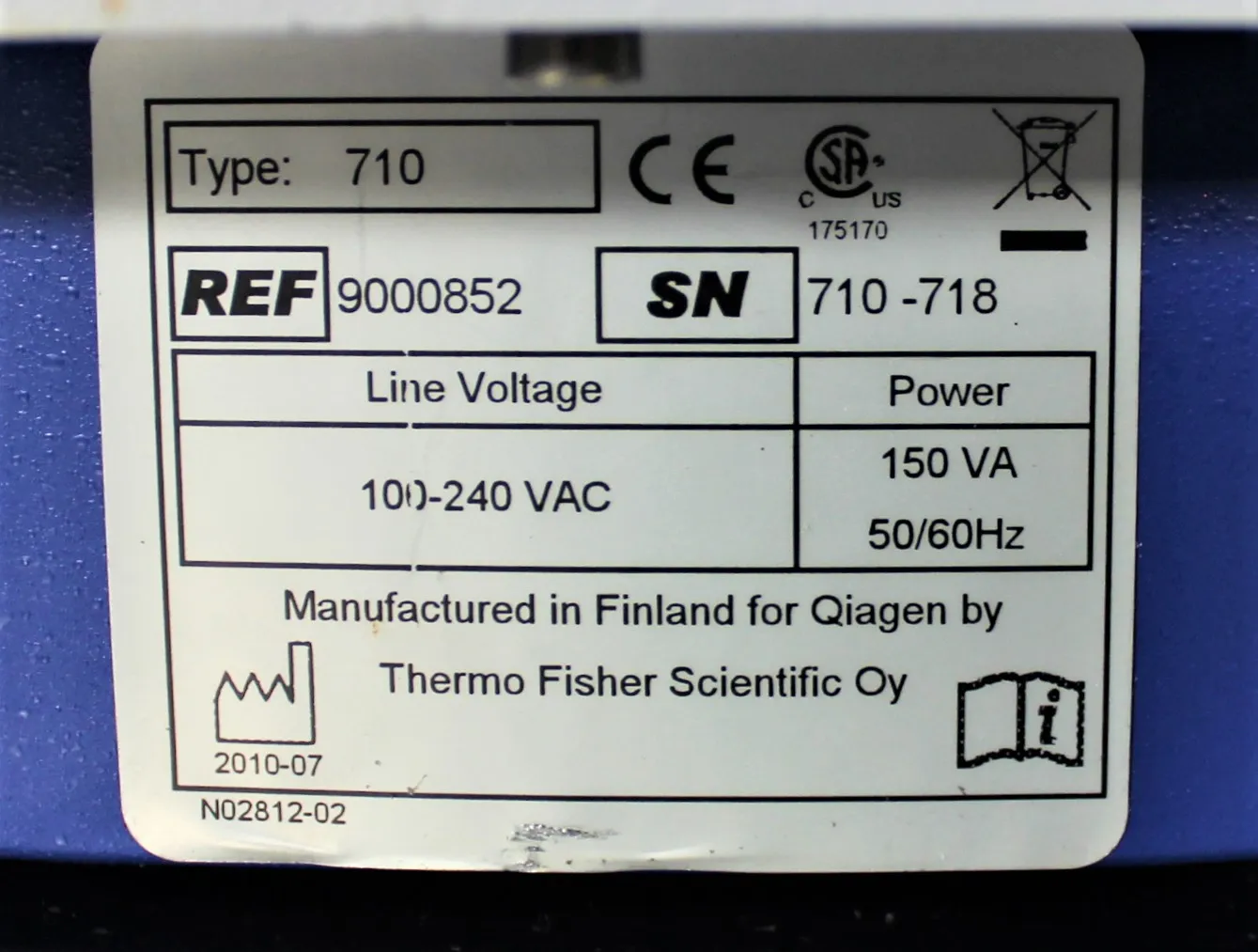 Qiagen BioSprint 96 Automated Liquid Handler DNA Purification System