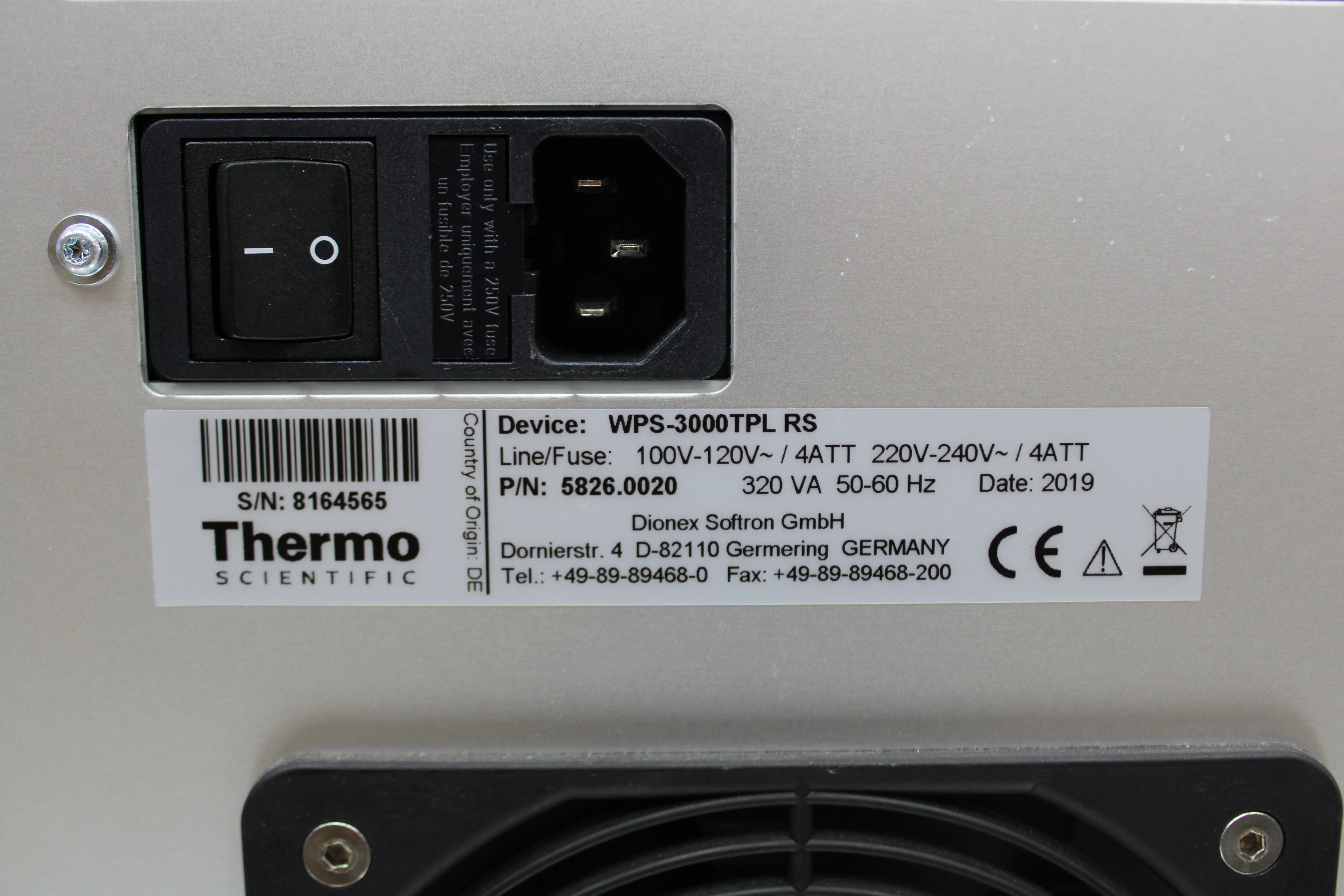 Thermo Dionex Ultimate 3000 HPLC System