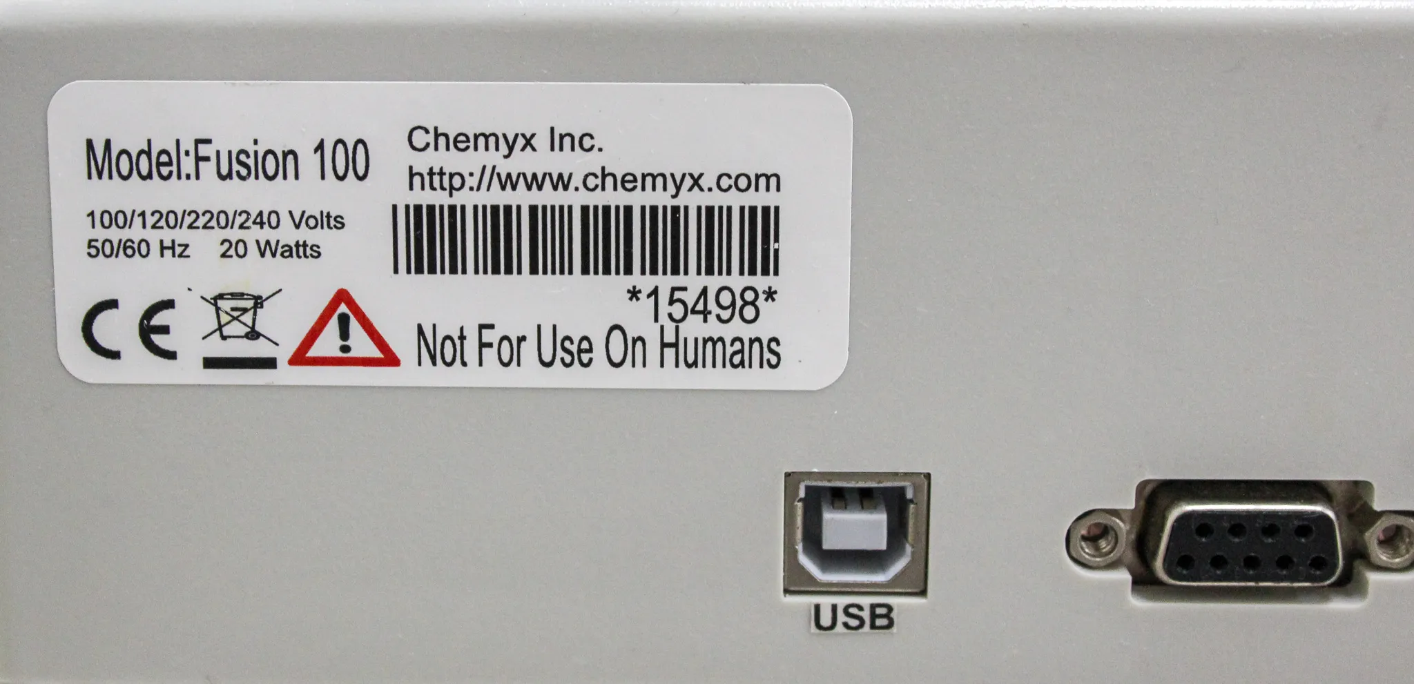 Chemyx Fusion 100 Syringe Pump Used with 30-Day Warranty, 100% Parts and Labor