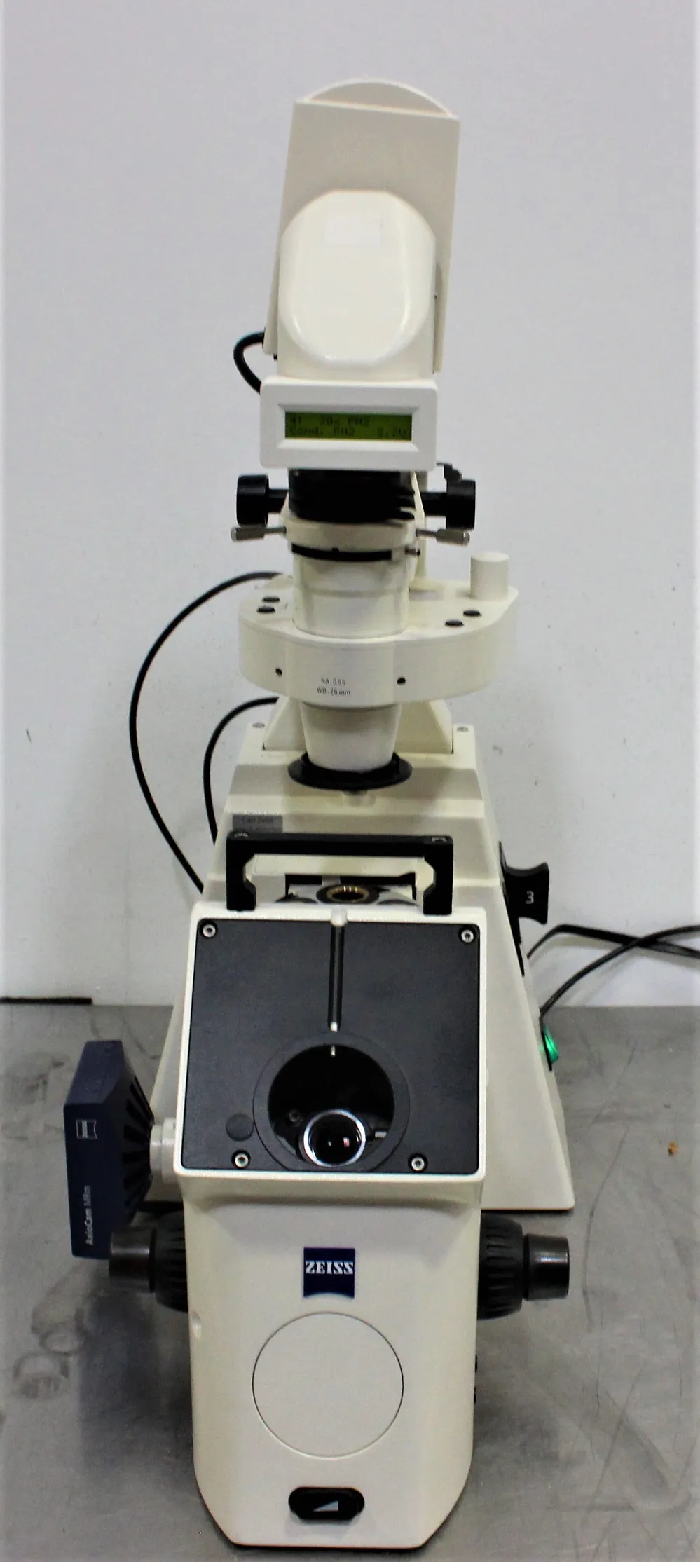 Used Zeiss Axiovert 200M Microscope with Fluorescence and External Illumination Source