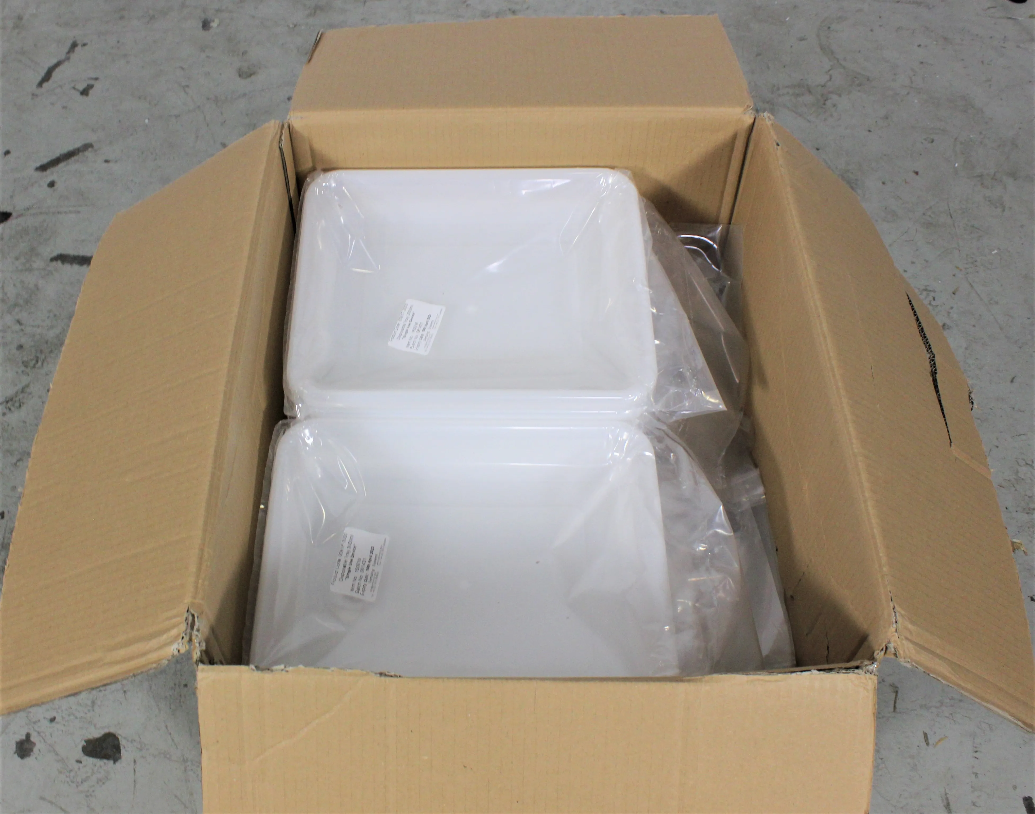 Sampling Systems 160816 Polypropylene Trays - 3000ml Nominal Volume, Case of 40