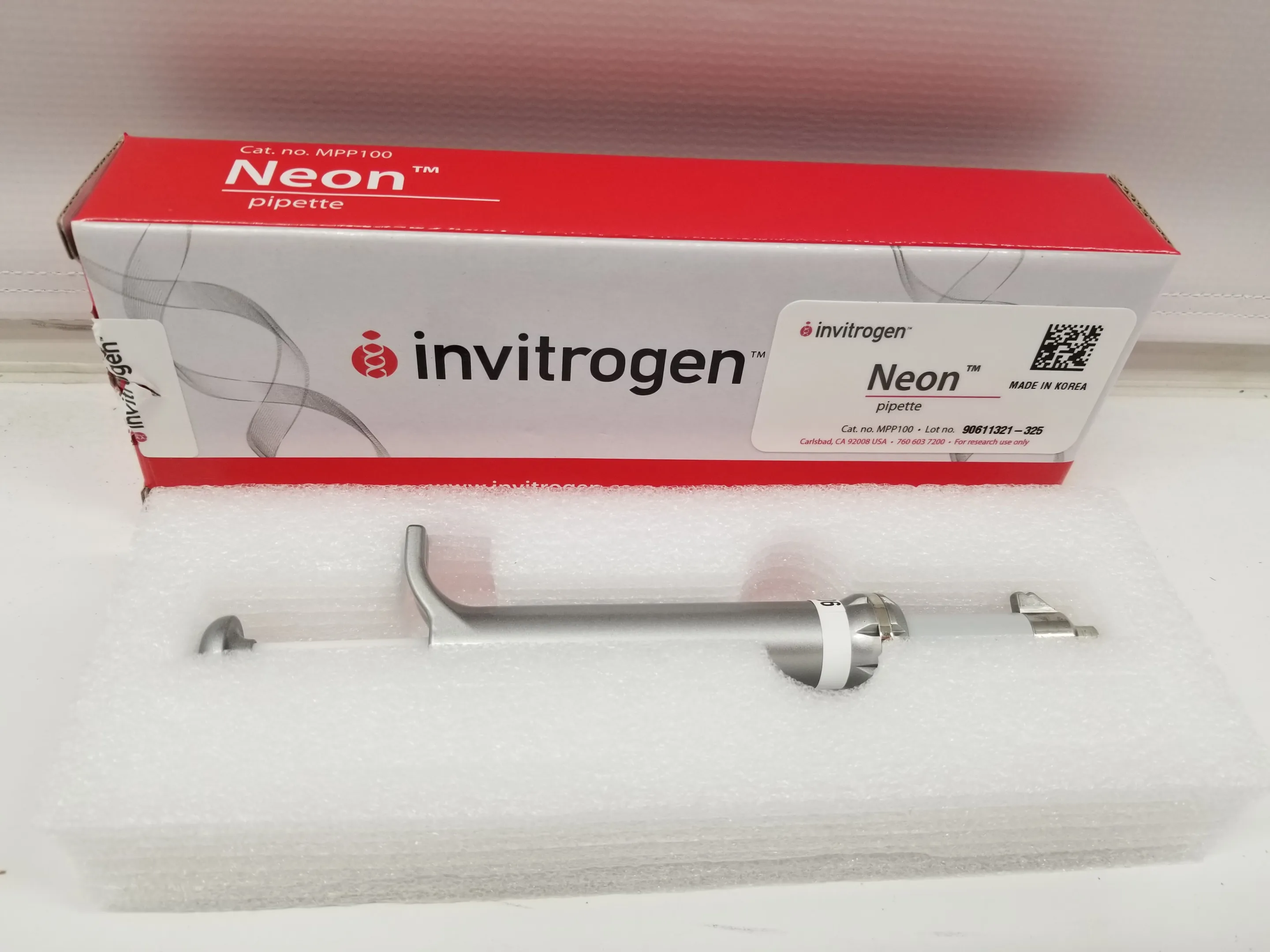 Used Invitrogen MPP100 Electroporation Pipette for Neon Transfection System