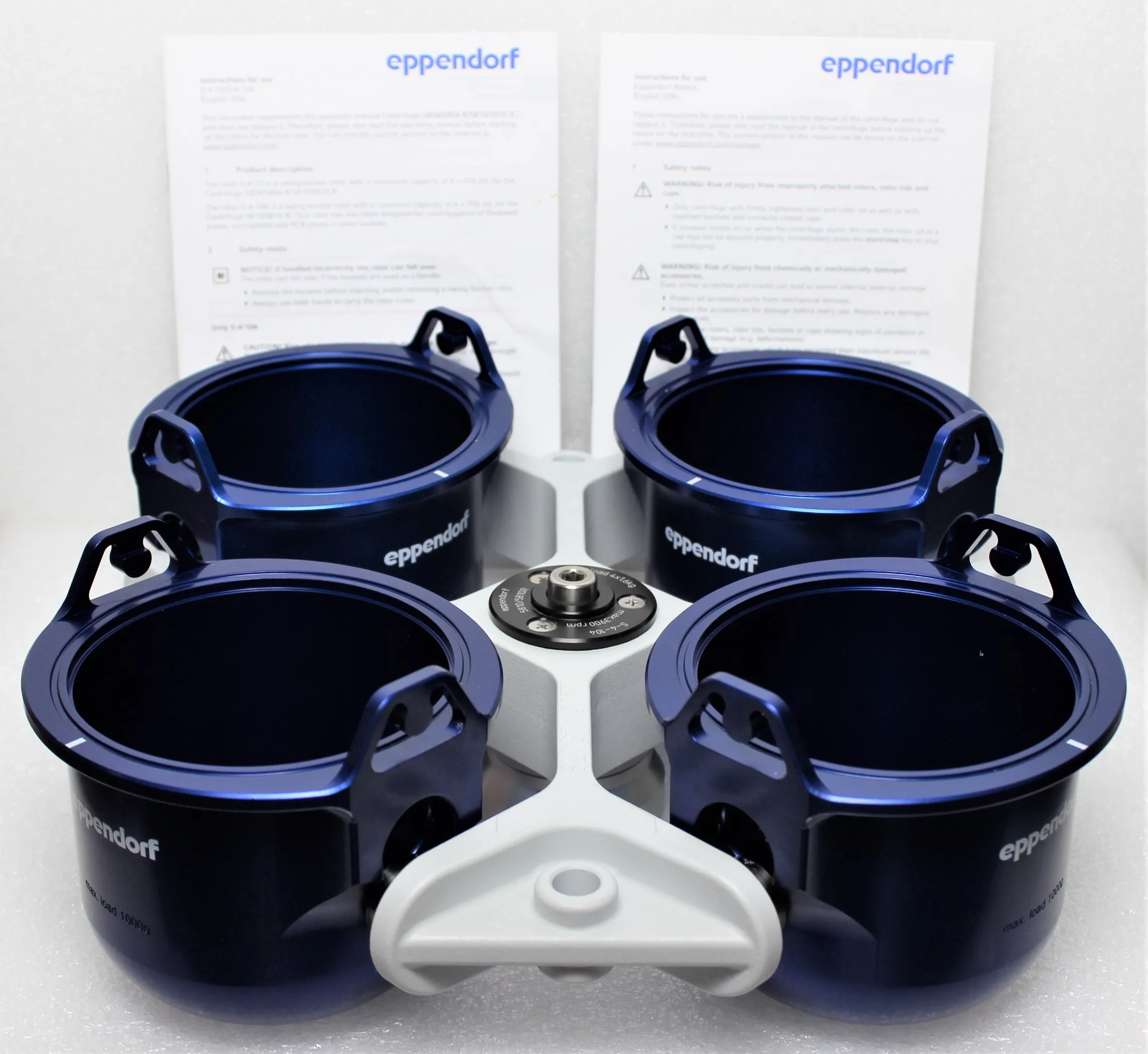 Eppendorf Swing Bucket Rotor S-4-104 4 x 750mL Centrifugation Rotor