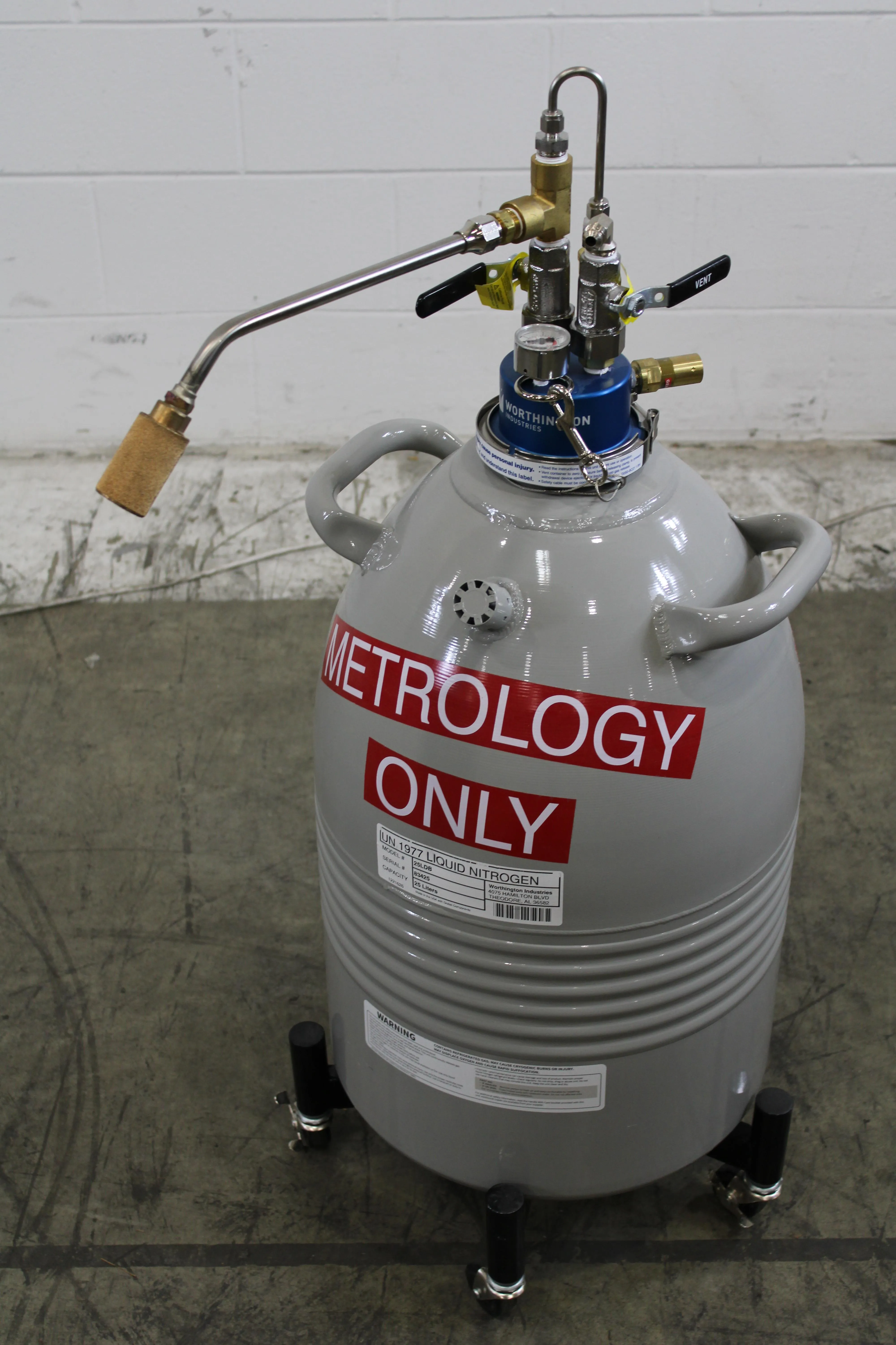 Worthington Industries 25LDB Liquid Nitrogen Tank