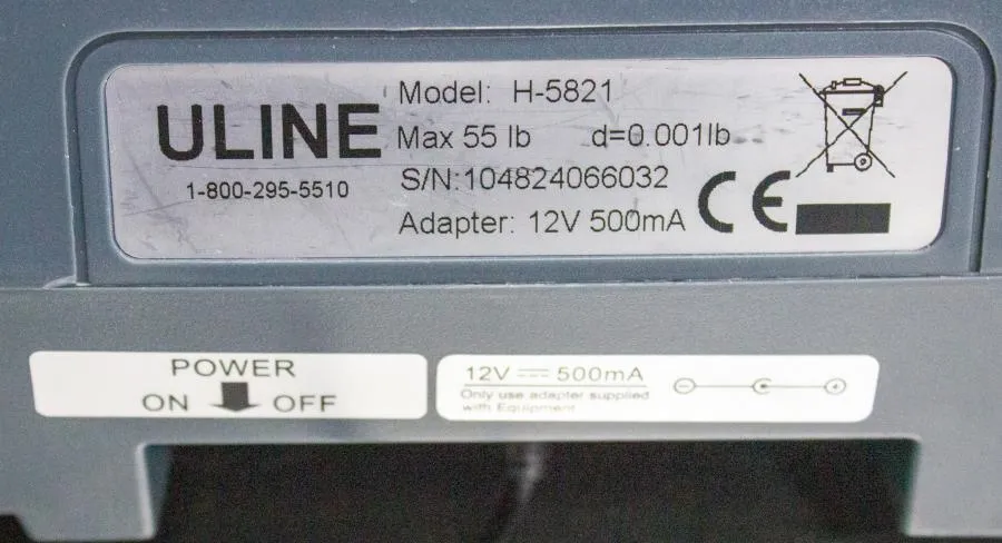 Uline Bench Scale Model H-5821 CLEARANCE! As-Is