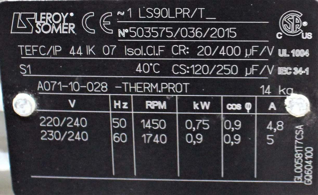 Edwards E2M30 Rotary Vane Vacuum Pump