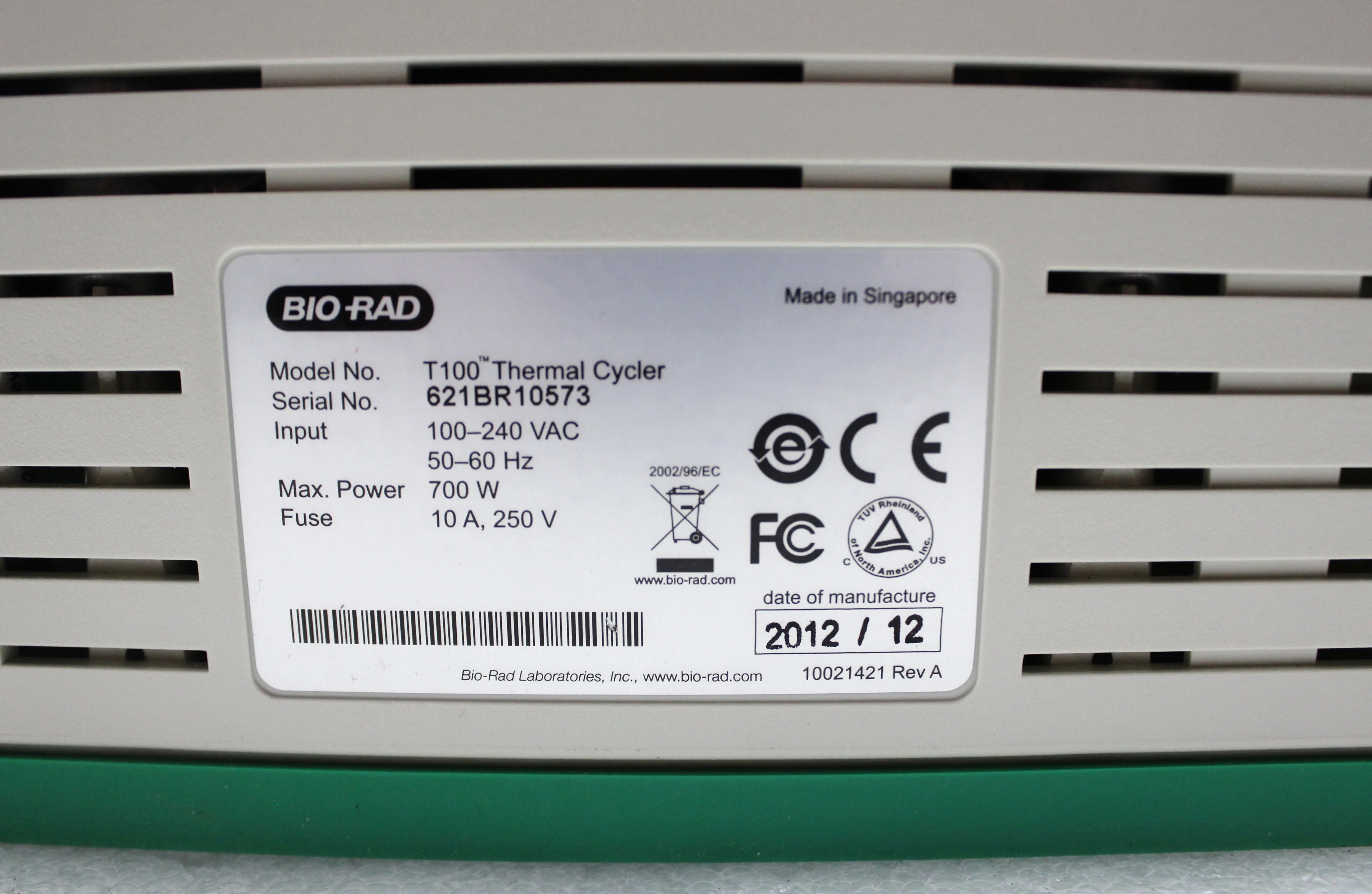 BIO-RAD T100 Thermal Cycler