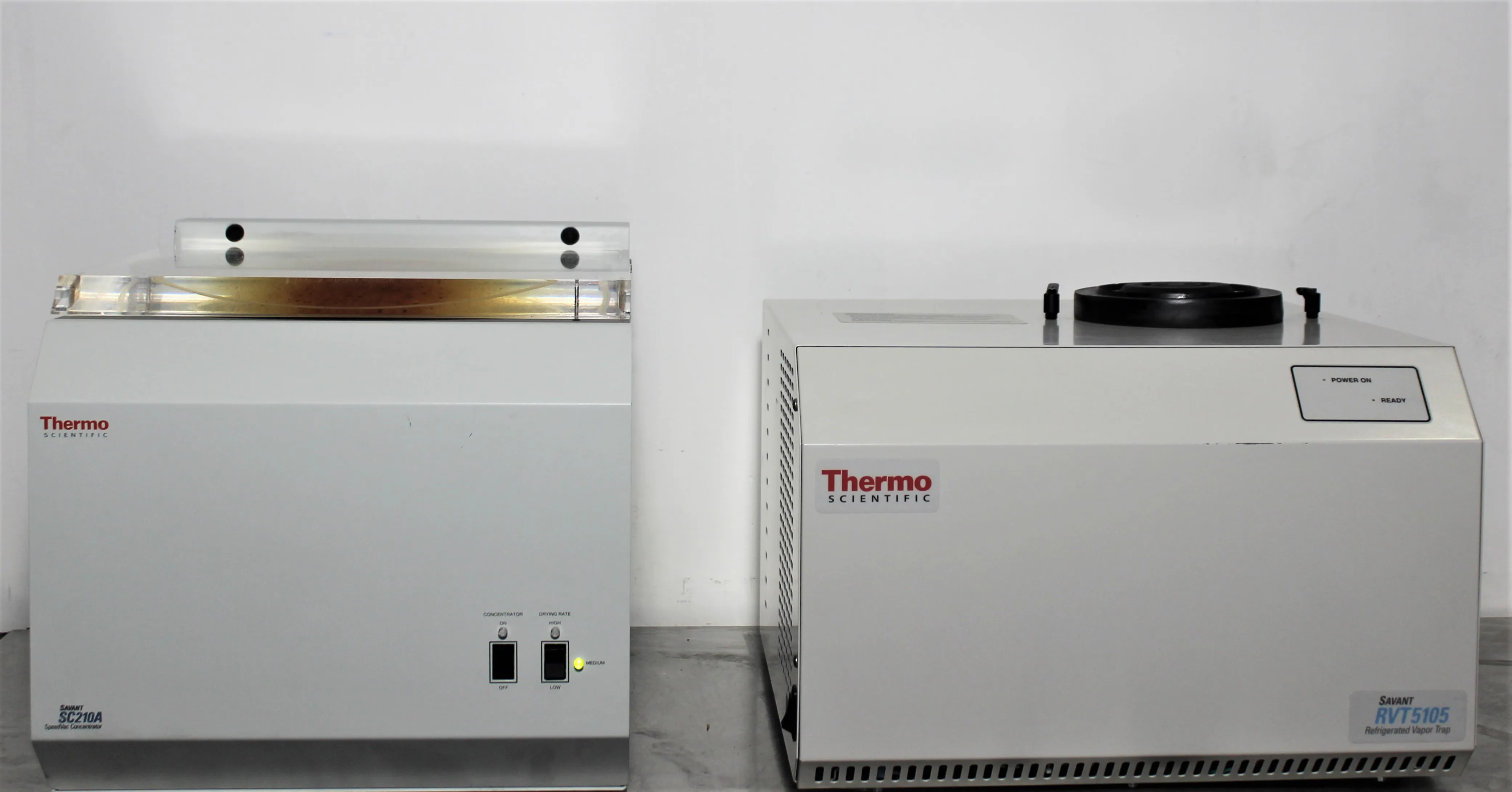 Thermo Scientific SC210A-115,RVT5105-115 High Capacity SpeedVac Concentrator with Refrigerated Vapor Trap