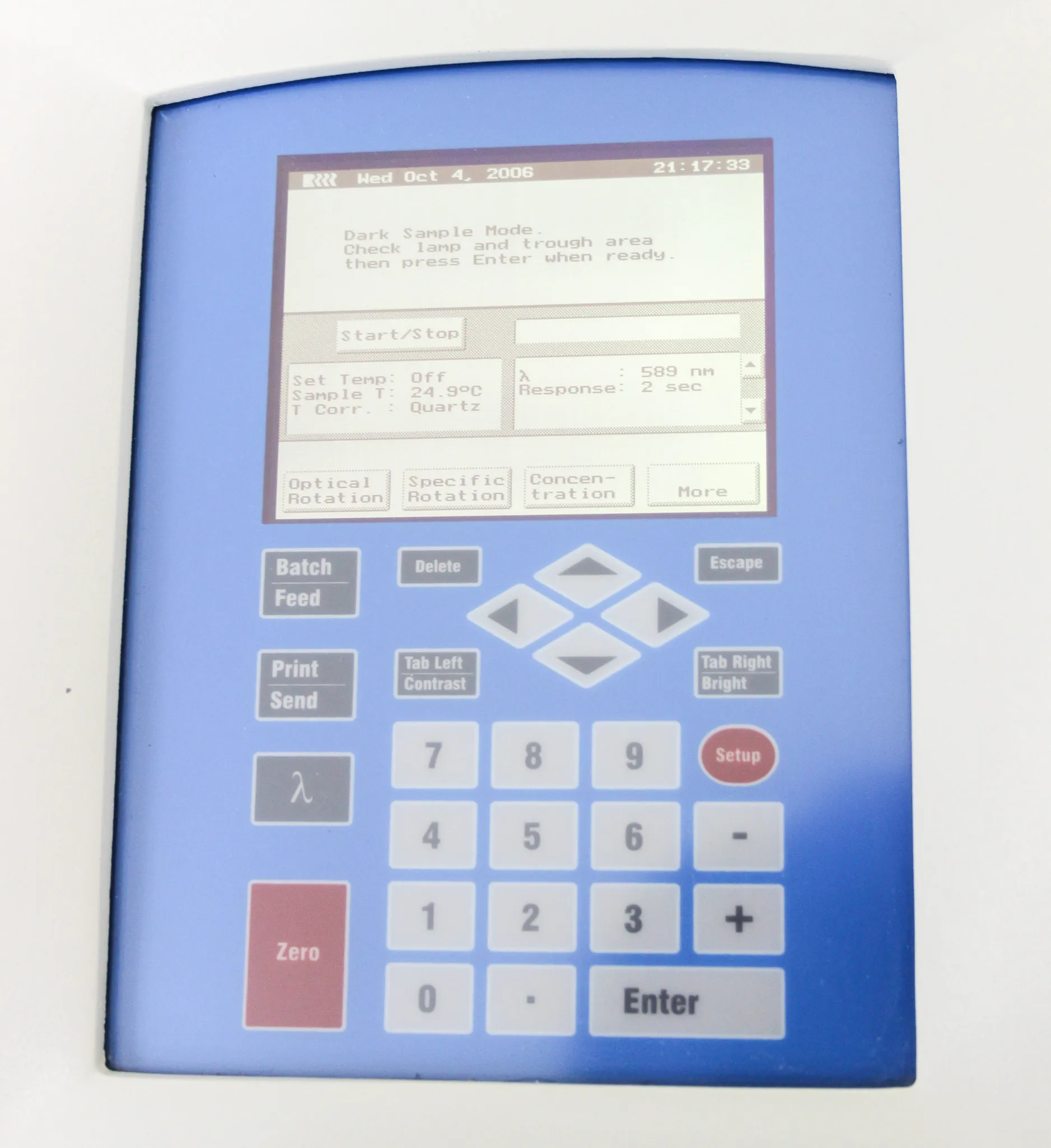 Rudolph Research Analytical Automatic Polarimeter A20766 APV/6W