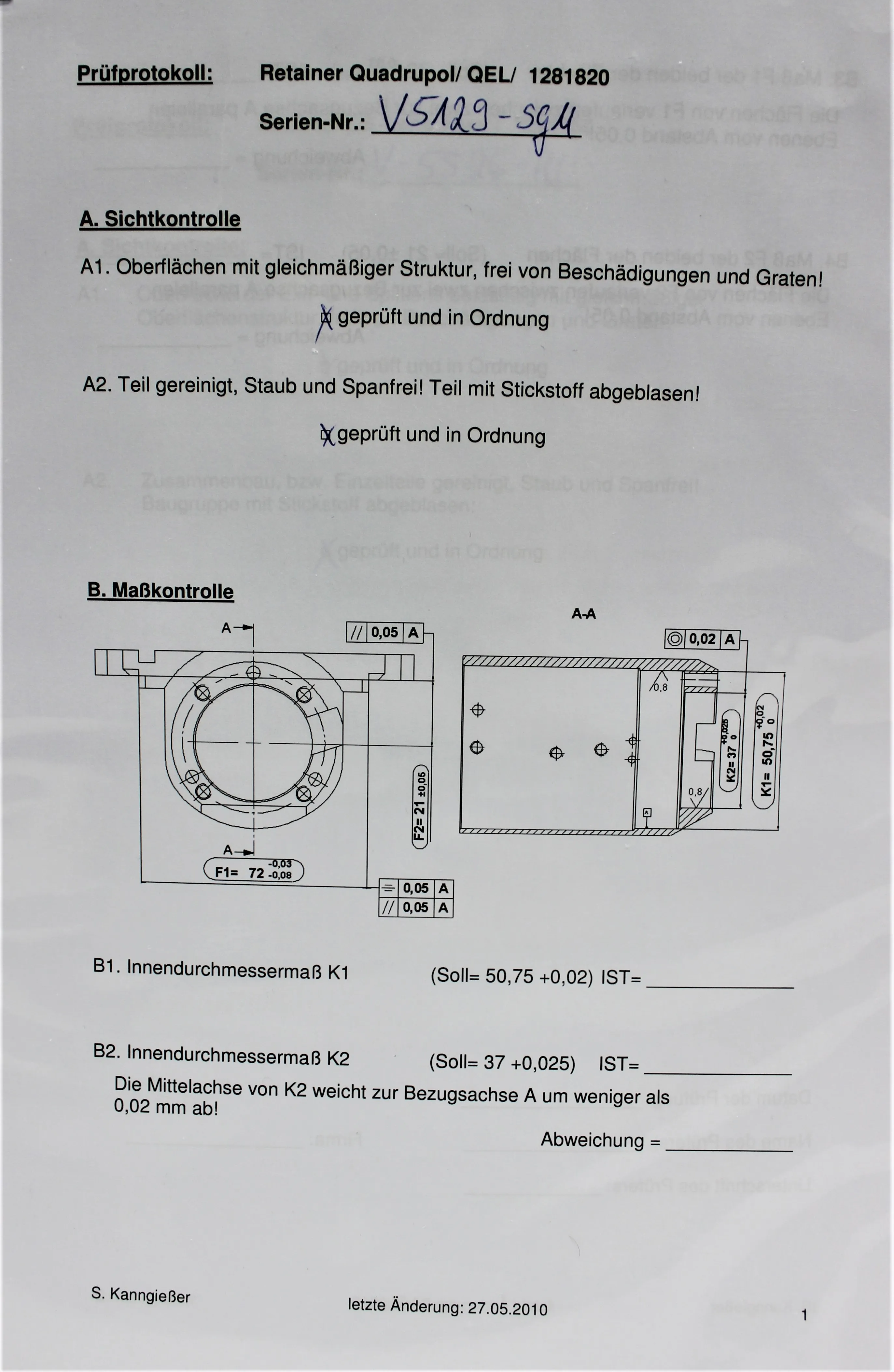 Thermo Scientific Segm Quad VT with RF-Board Assy 2141740