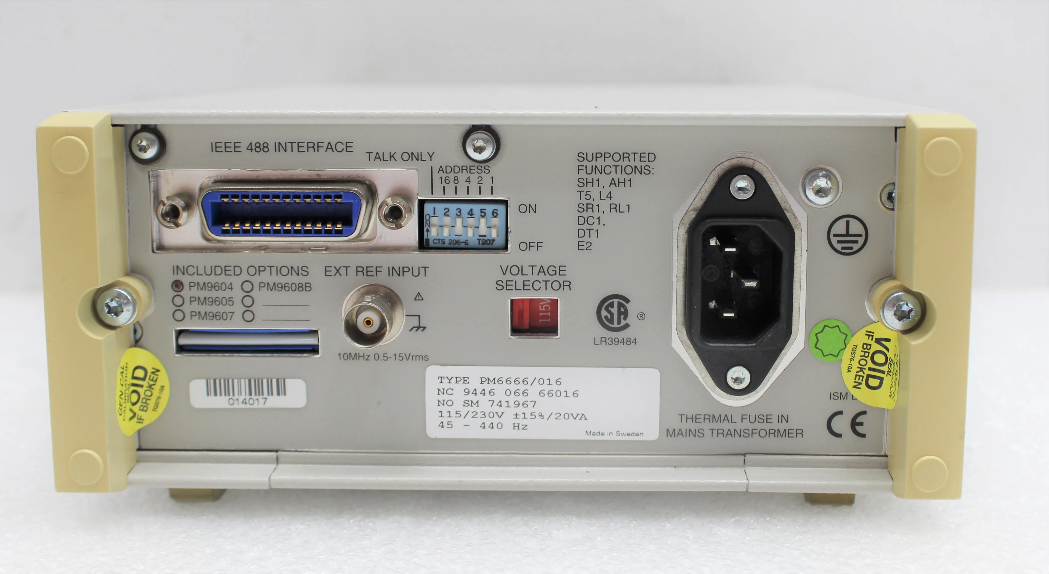 Fluke PM6666 Timer/Counter for High Accuracy Frequency Measurement