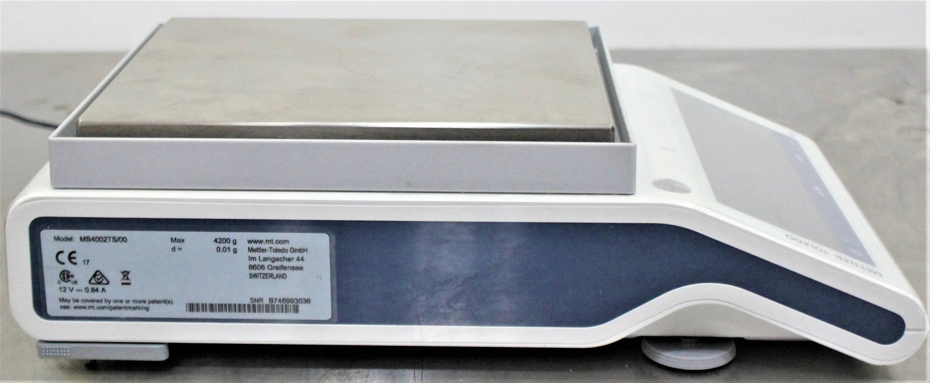 Mettler-Toledo MS4002TS/00 Bench Scale / Floor Scale