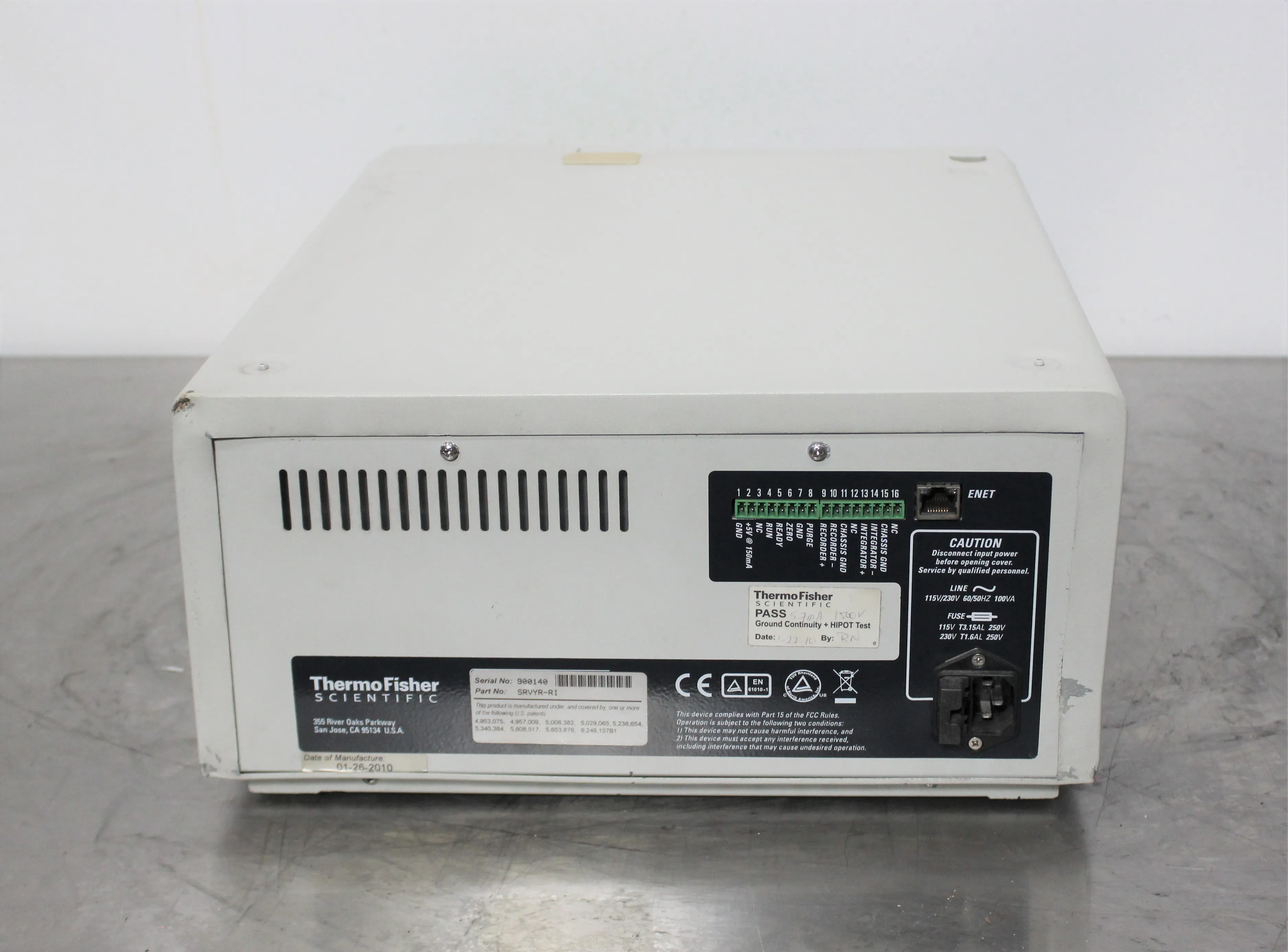 Thermo Scientific Finnigan Surveyor RI Plus Detector - Used HPLC Refractive Index Detector 230V 50Hz/60Hz