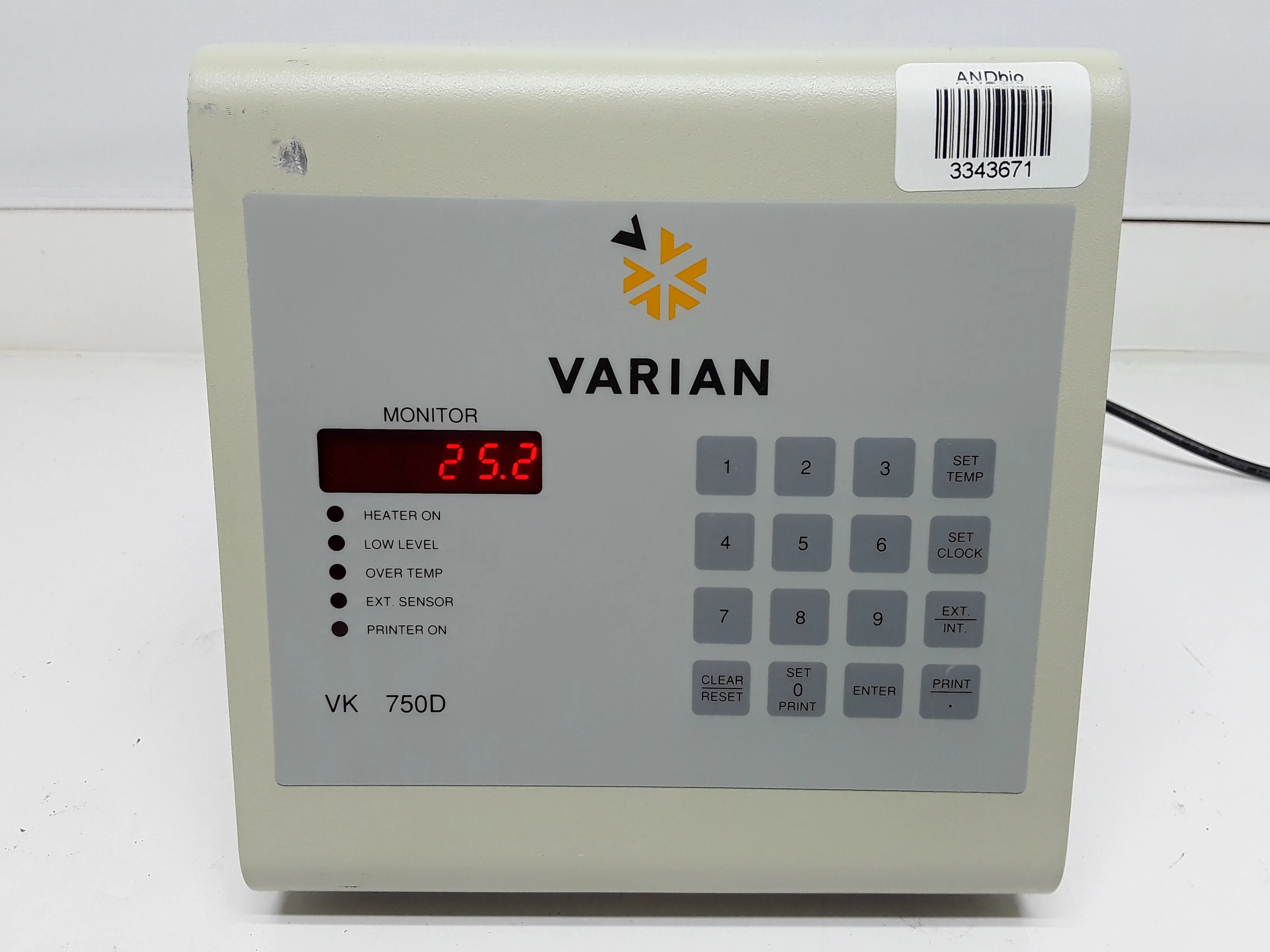 Varian VK 750D Heater Circulator Model 65-3000