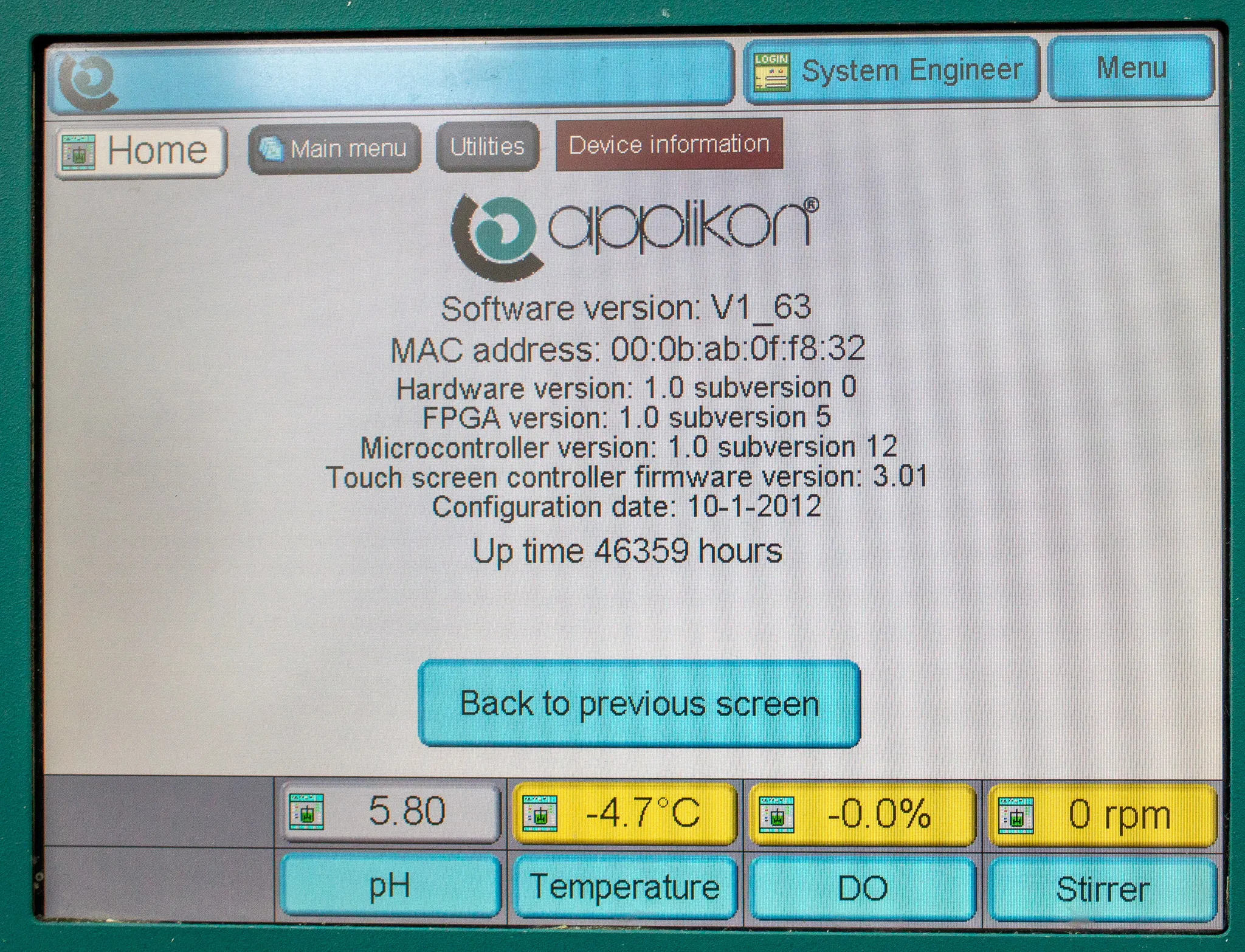 Applikon EZ Control Bioreactor System Z310110010