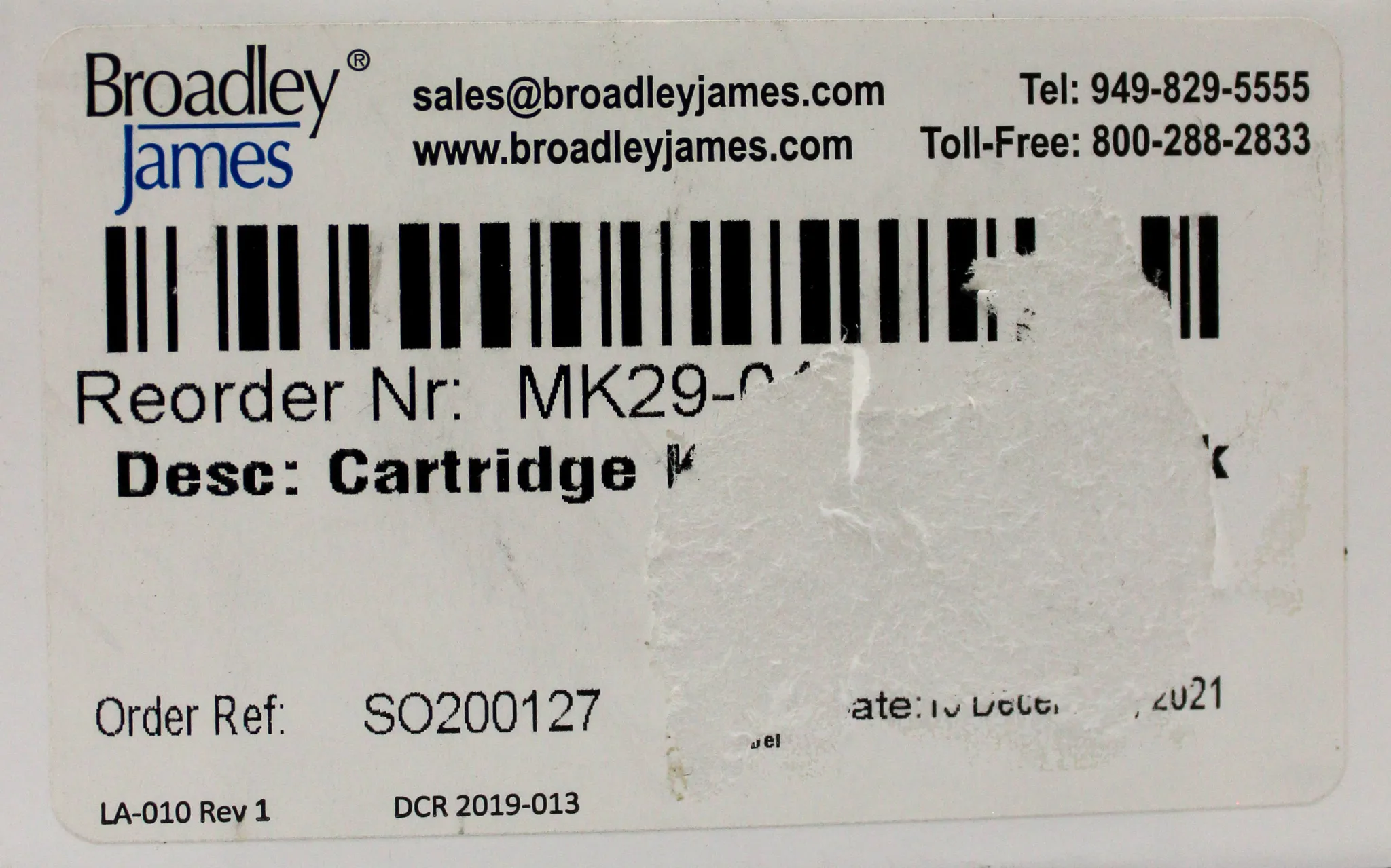 Broadley James Oxyprobe Dissolved Oxygen Sensors and Membrane Cartridge Kit