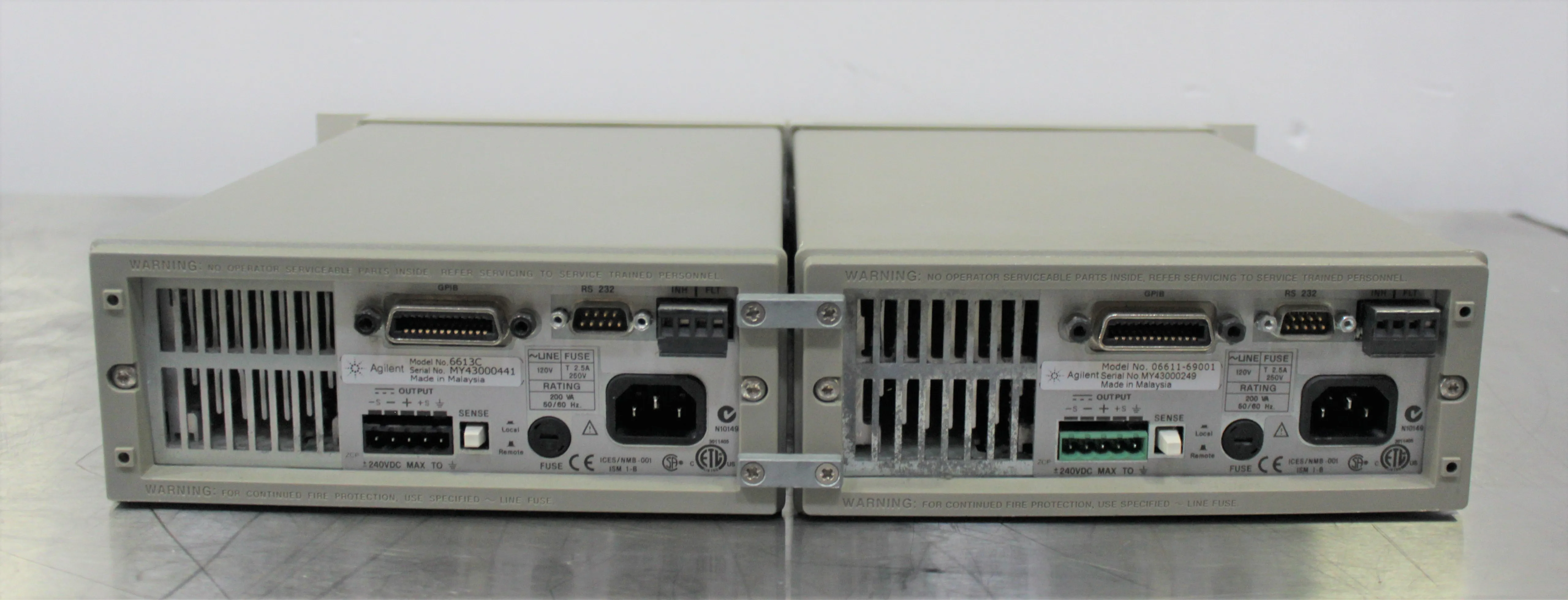 Agilent 6611C and 6613C System DC Power Supply