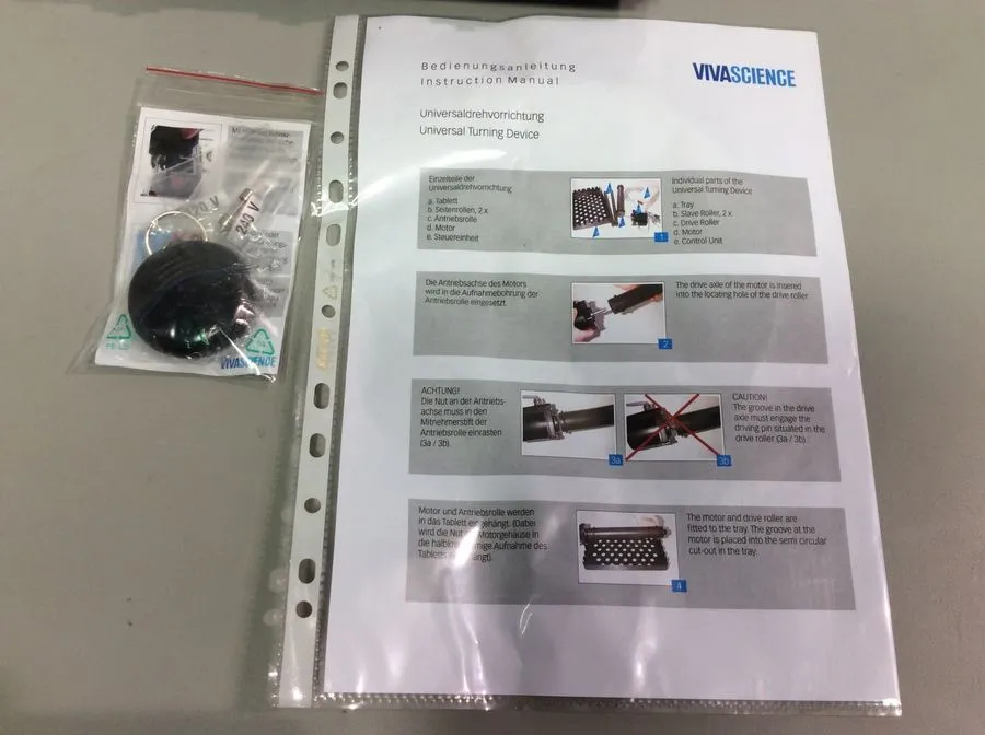 VivaScience/Sartorius Group Universal Turning Device Cat. IV76001061