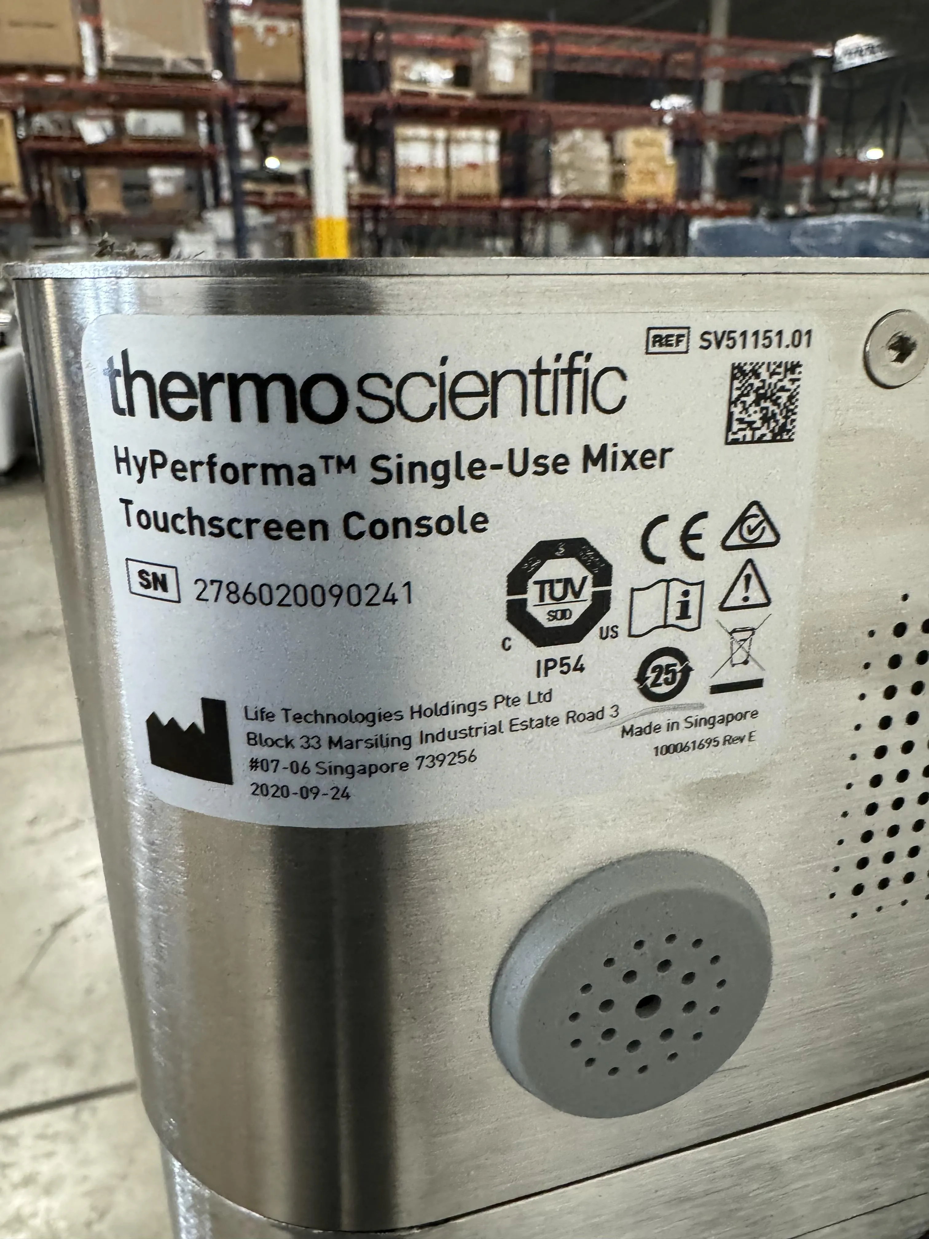 Thermo HyPerforma Single-Use Mixer, 200 L