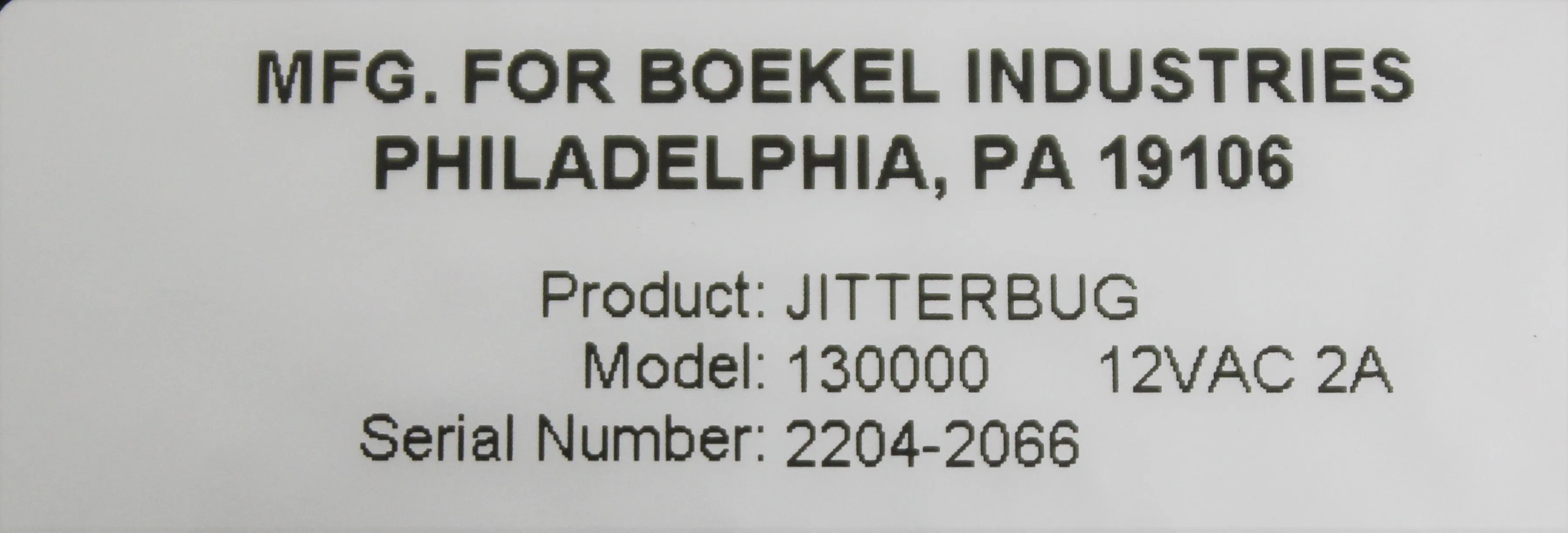 Boekel Jitterbug Incubator Shaker 130000