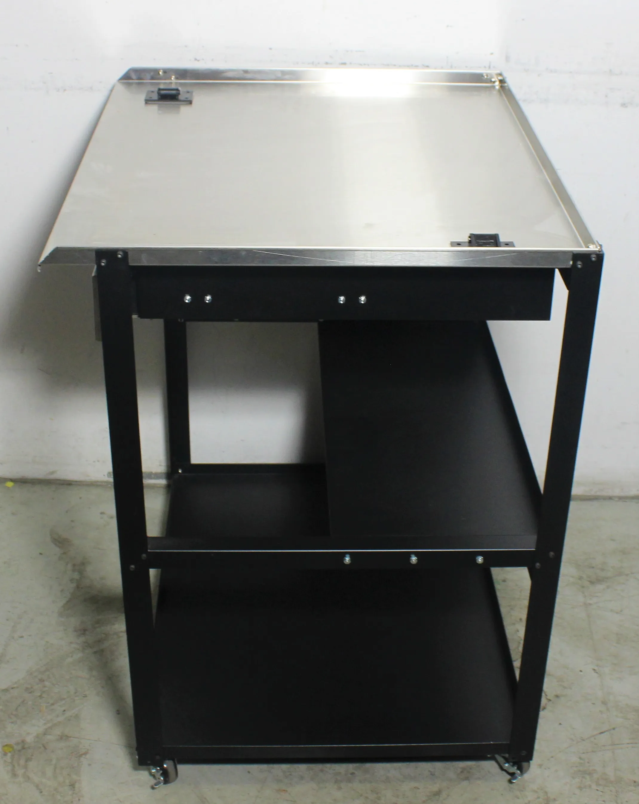 UVP Lab Table with Locking Casters, Stainless Steel Top - 98-0077-01 PCR Cabinet Workstation