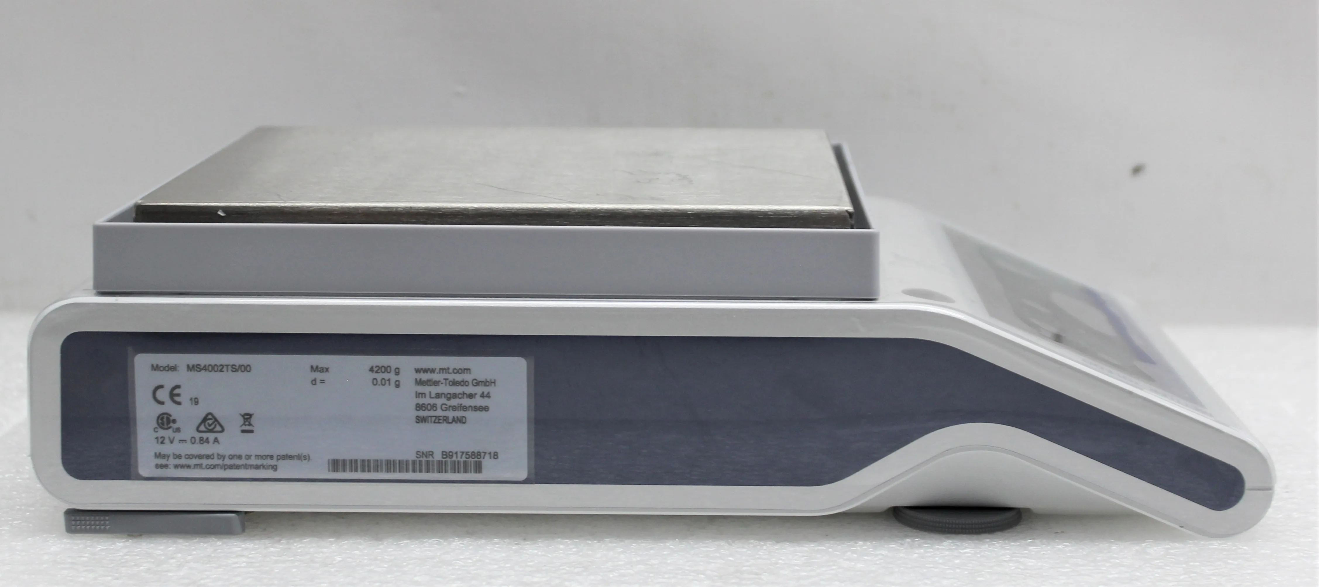 Mettler-Toledo MS4002TS/00 Bench Scale / Floor Scale