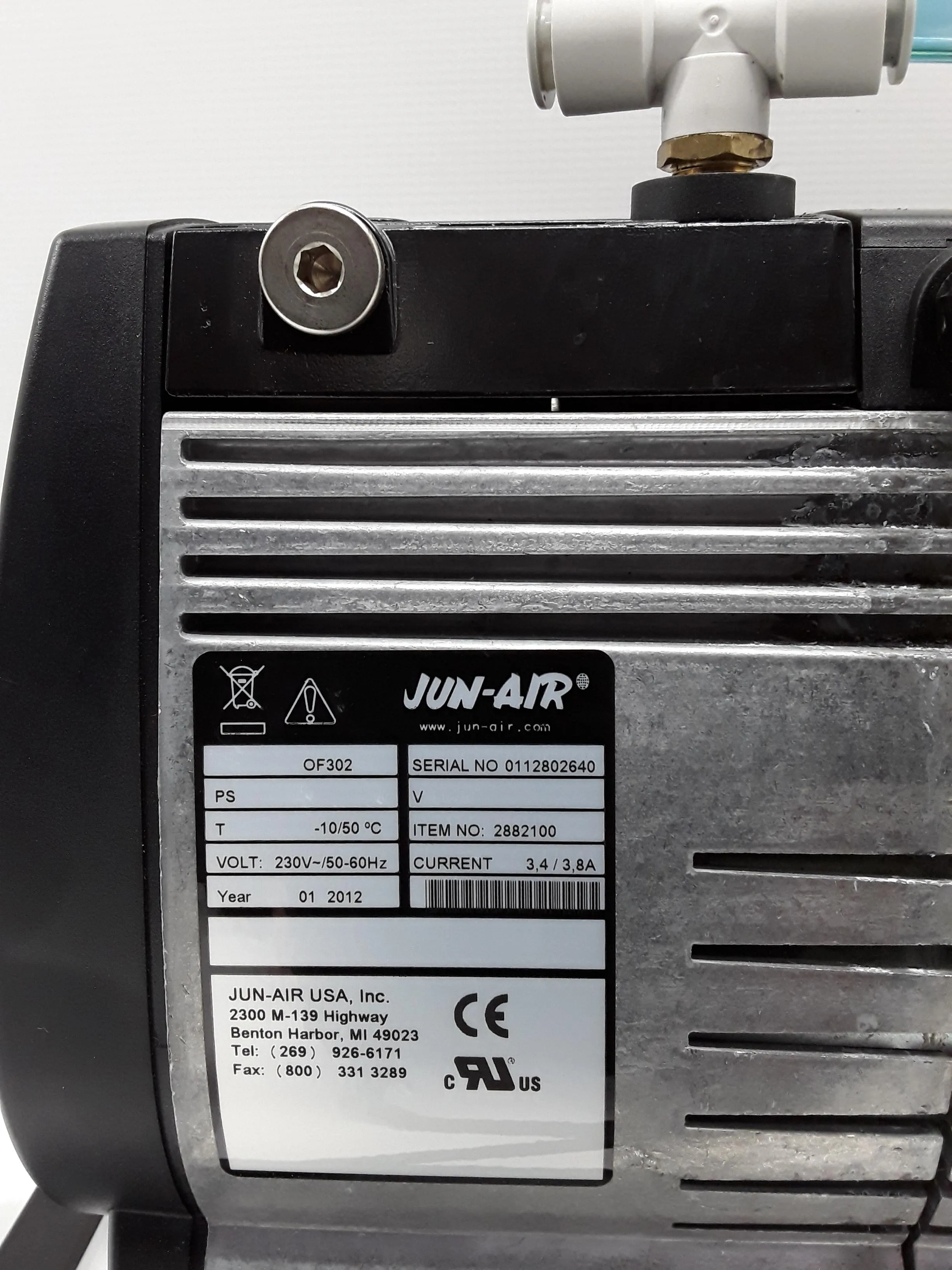 Jun-Air OF302 Air Compressor with 30-Day Warranty