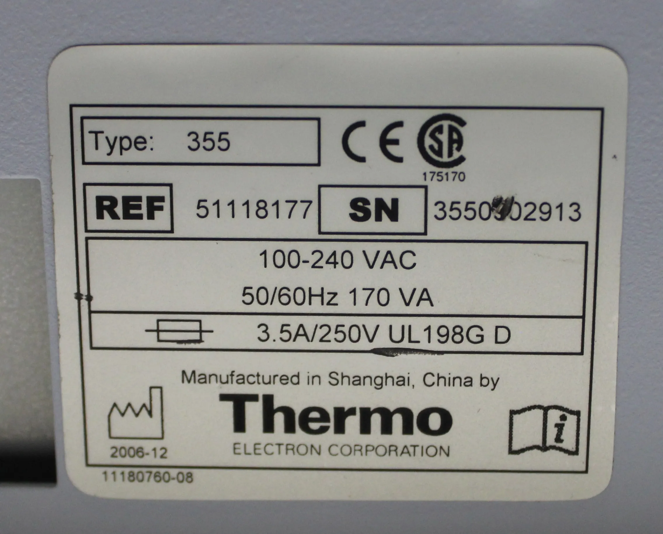 Thermo Electron Multiskan EX Microplate Photometer