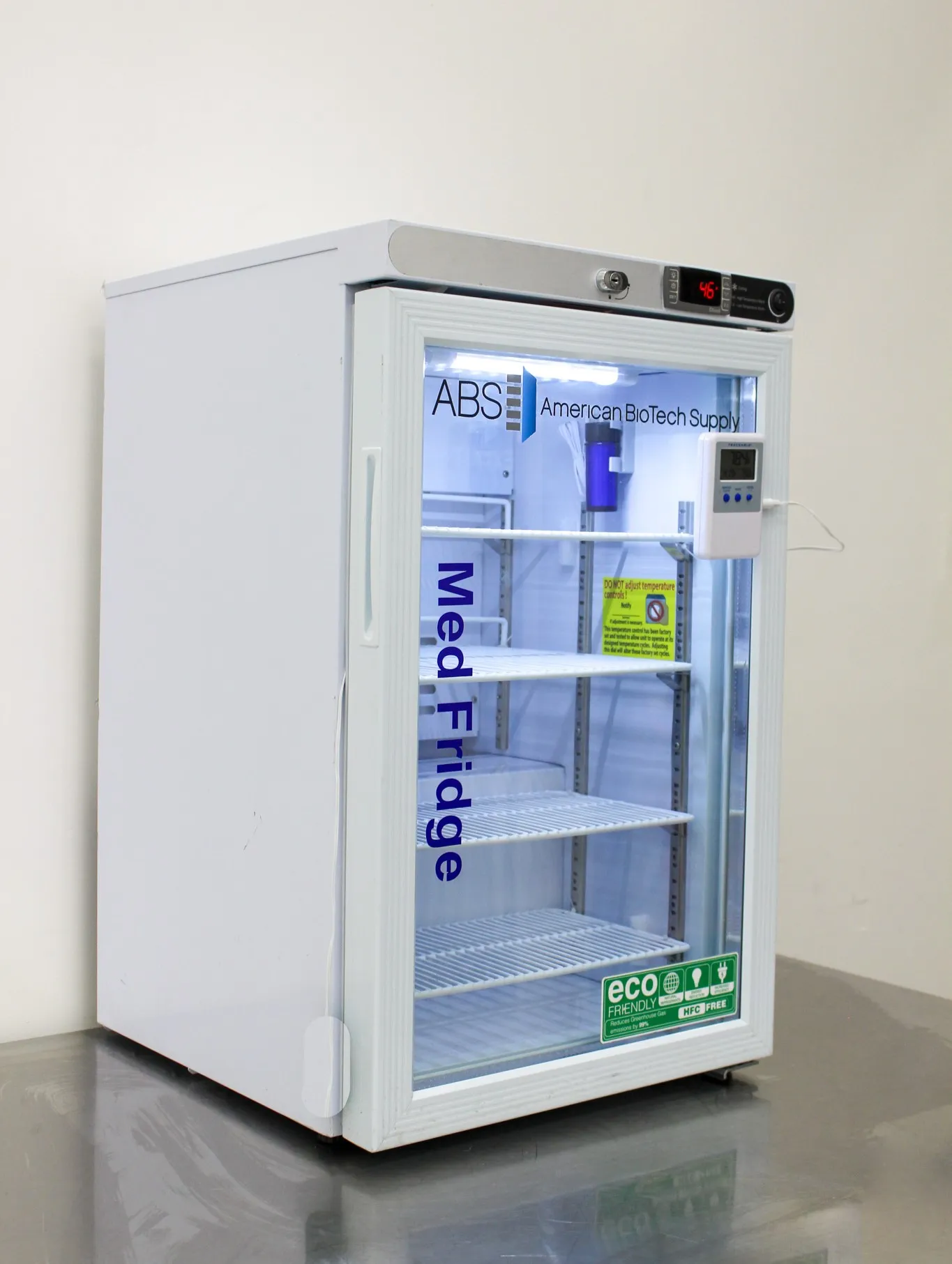 American Biotech Supply Pharmacy Undercounter Refrigerator Freestanding 2.5 cu ft